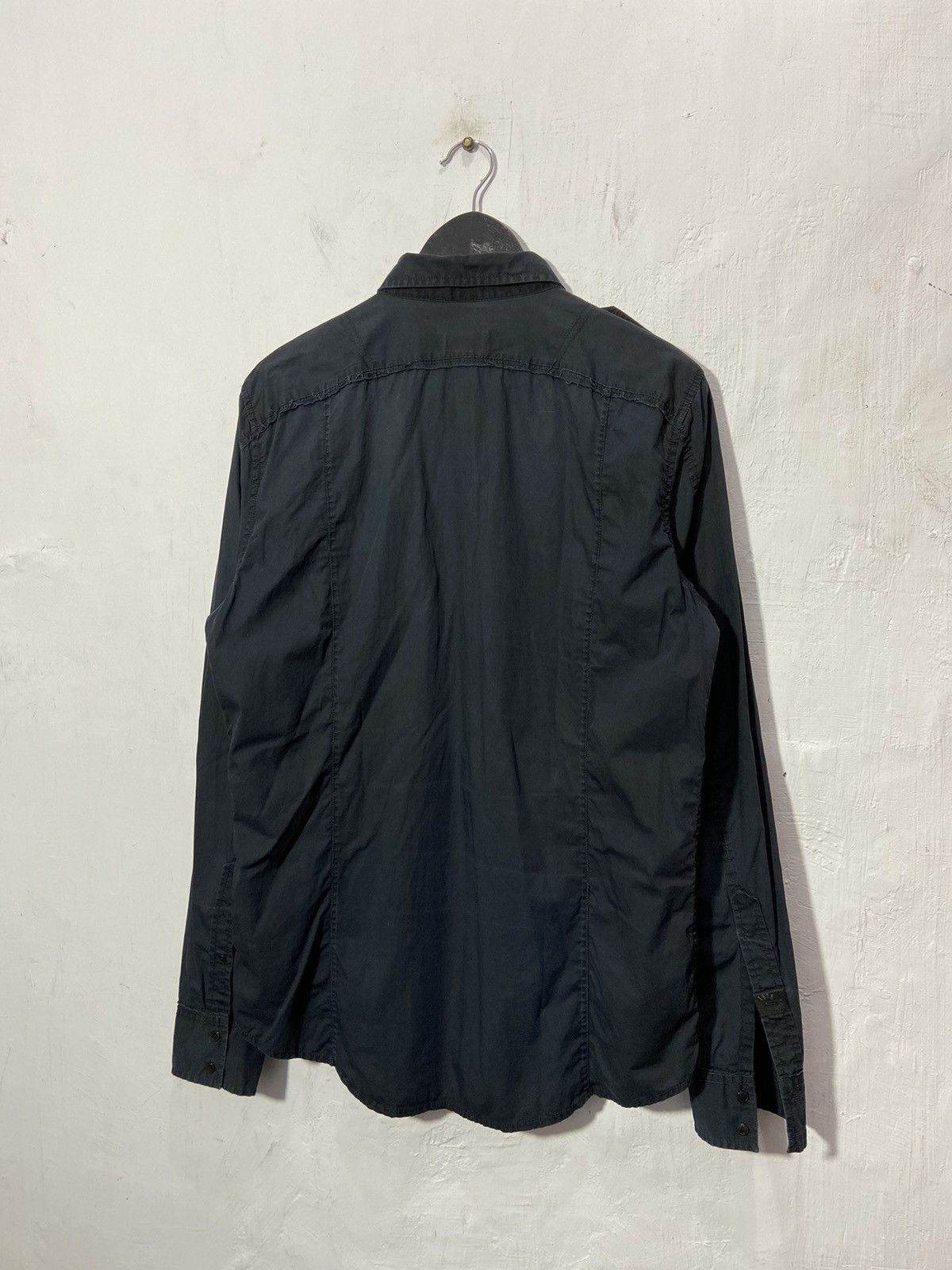 Diesel × If Six Was Nine × Vintage Diesel Button Up Shirt Long Sleeve Navy Size US L / EU 52-54 / 3 - 8 Thumbnail