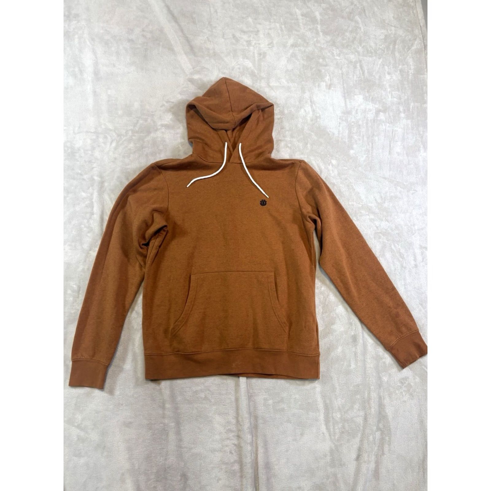 Element ELEMENT Orange CROSS NECK HOODIE Pullover Drawstring Hooded Mens L Size US L / EU 52-54 / 3 - 2 Thumbnail