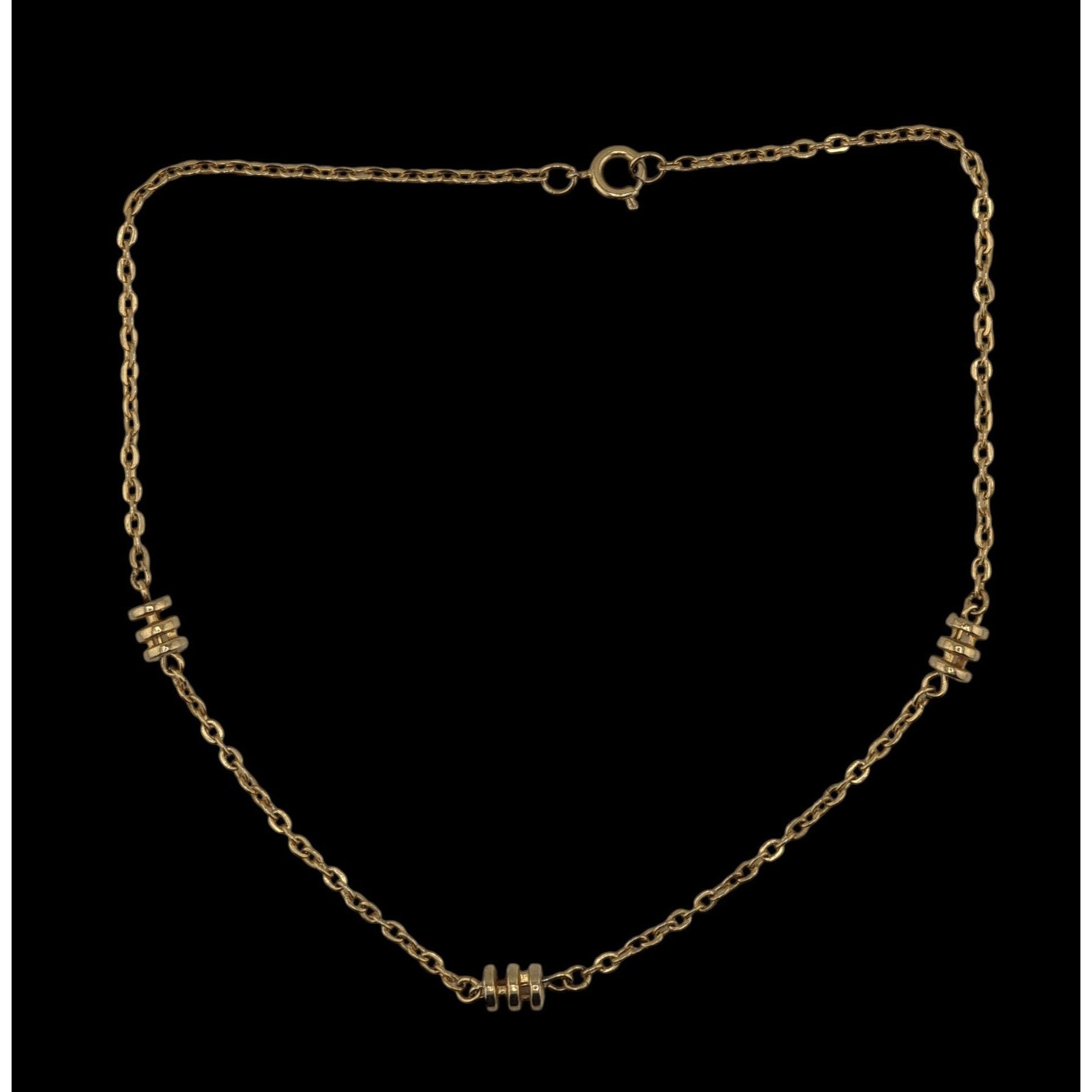 Other Modern Gold-Tone Chain Necklace With Decorative Beads Size ONE SIZE - 4 Thumbnail