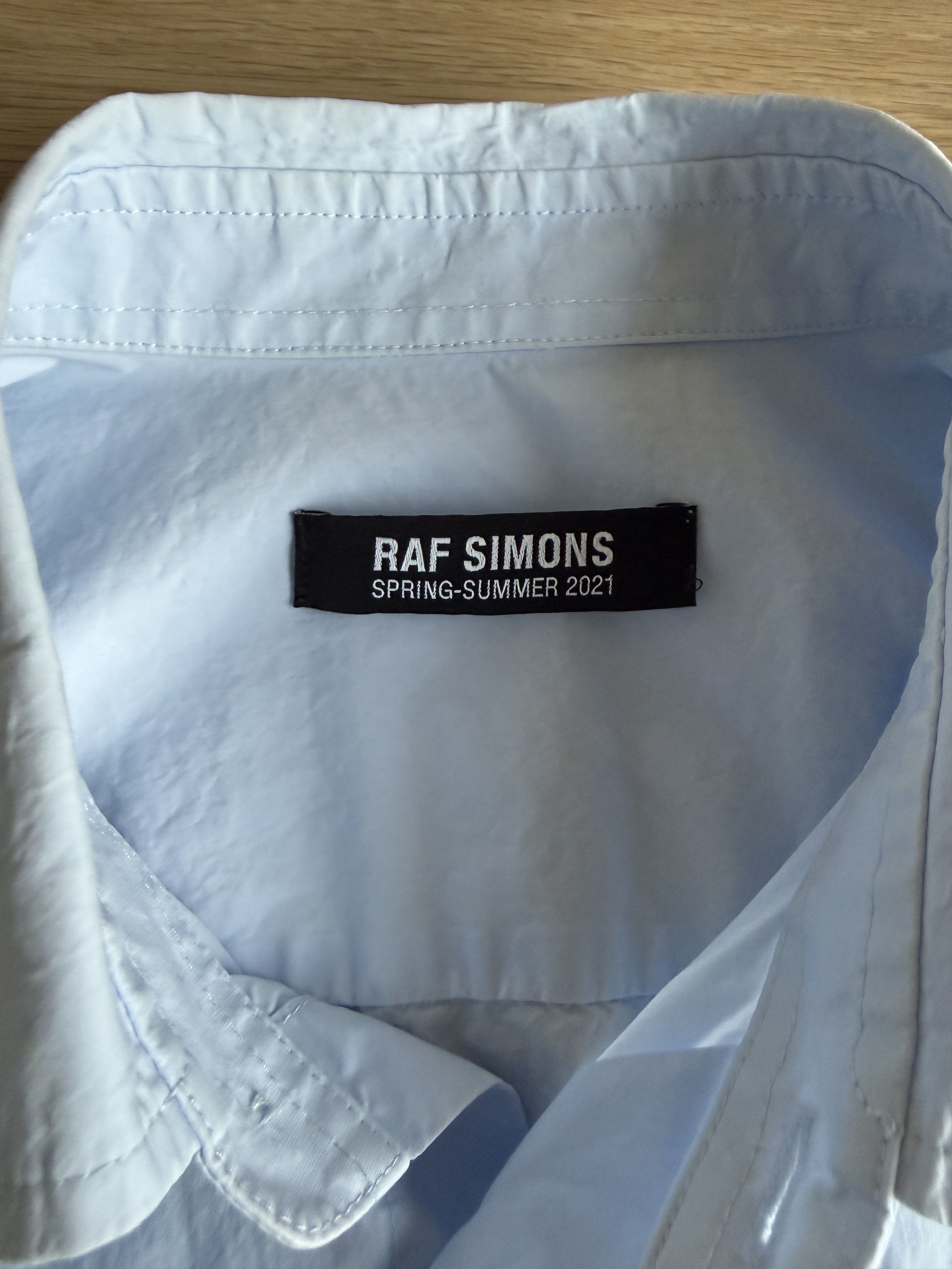 Raf Simons SS 2021 Oversized Ruffle Shirt Size US L / EU 52-54 / 3 - 5 Thumbnail