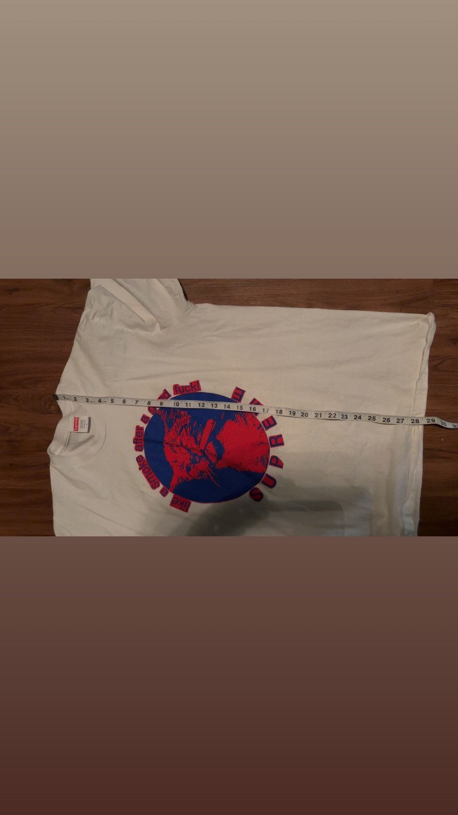 Supreme Supreme Graphic Tee Size US M / EU 48-50 / 2 - 3 Thumbnail