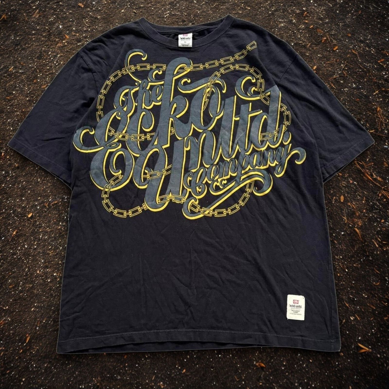 Ecko Unltd. Ecko Unltd Graphic Logo Spellout T-Shirt 3XL Vintage Y2K Size US XXL / EU 58 / 5 - 1 Thumbnail