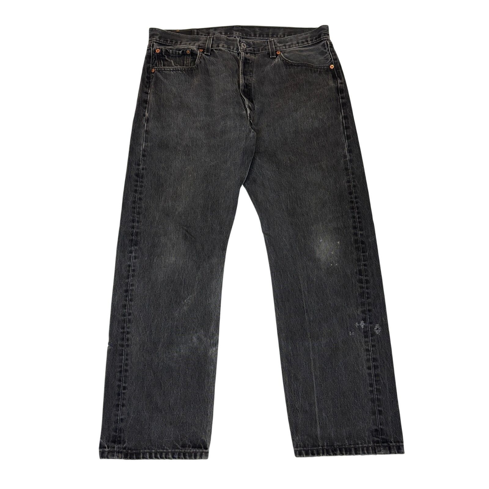 Levi's Vintage Levi's 501 Made in USA Straight Leg Jeans 35x29.5 Size US 35 - 1 Thumbnail