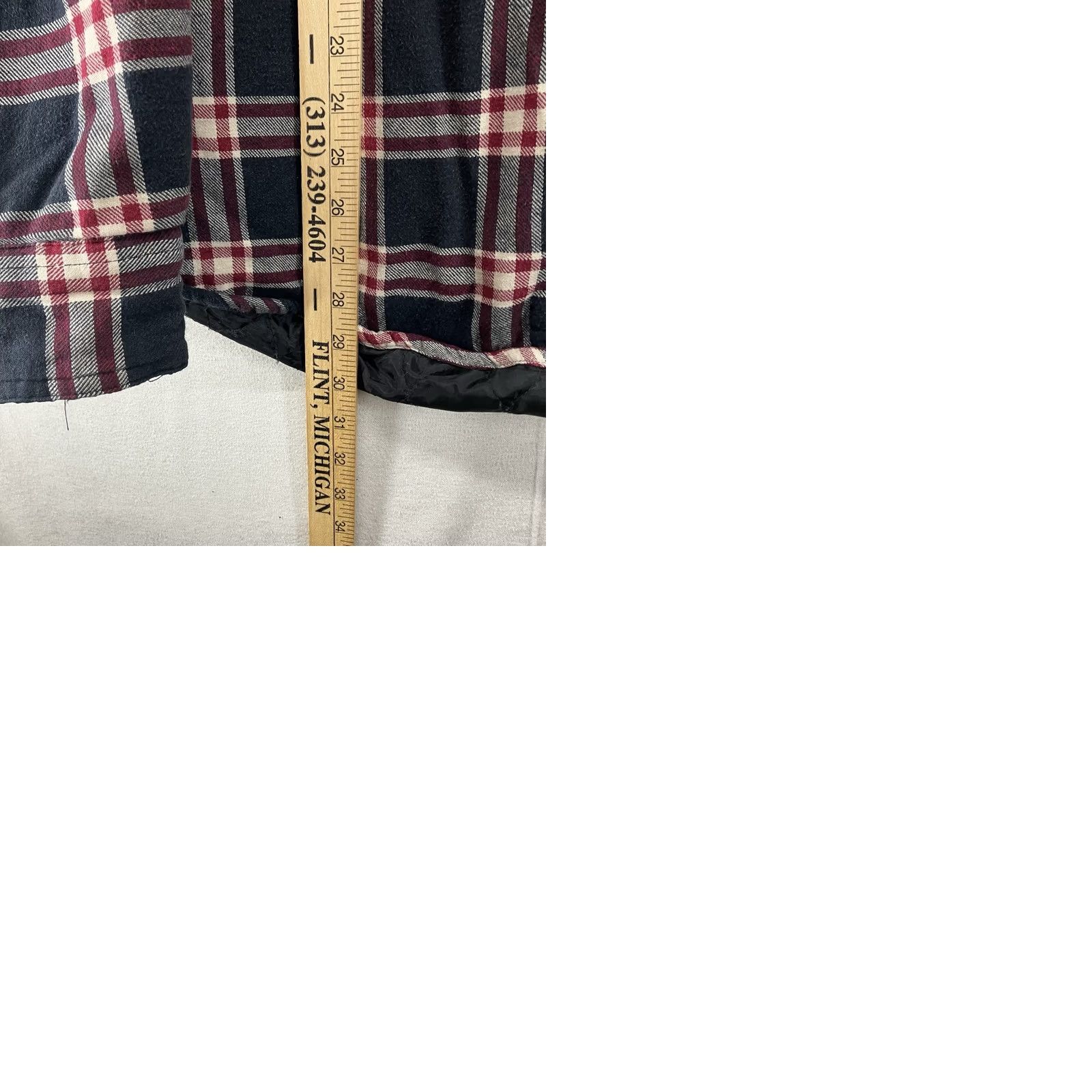 Wrangler VINTAGE Wrangler Mens Shacket Plaid Flannel Quilt Lined Shirt Jacket 90s Grunge Large Side Pocket Black Cotton Button-Up Outdoors Mens Regular L Size US L / EU 52-54 / 3 - 11 Thumbnail