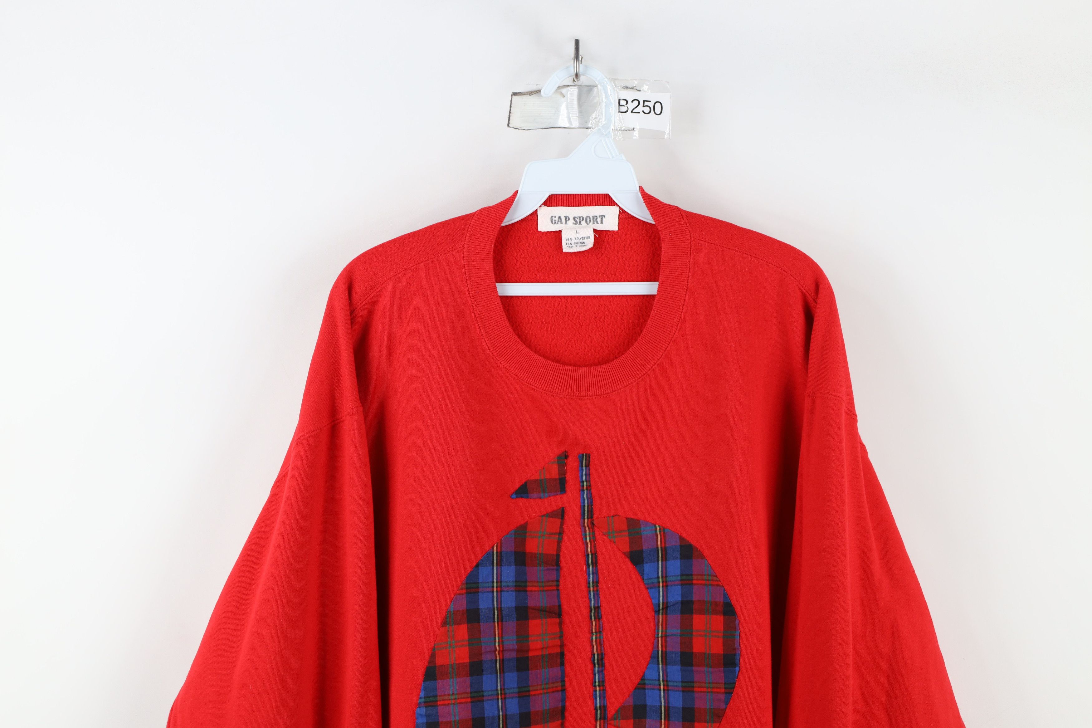 Gap × Vintage Vintage 80s 90s Gap Sport Patch Sailboat Crewneck Sweatshirt Size L / US 10 / IT 46 - 2 Thumbnail