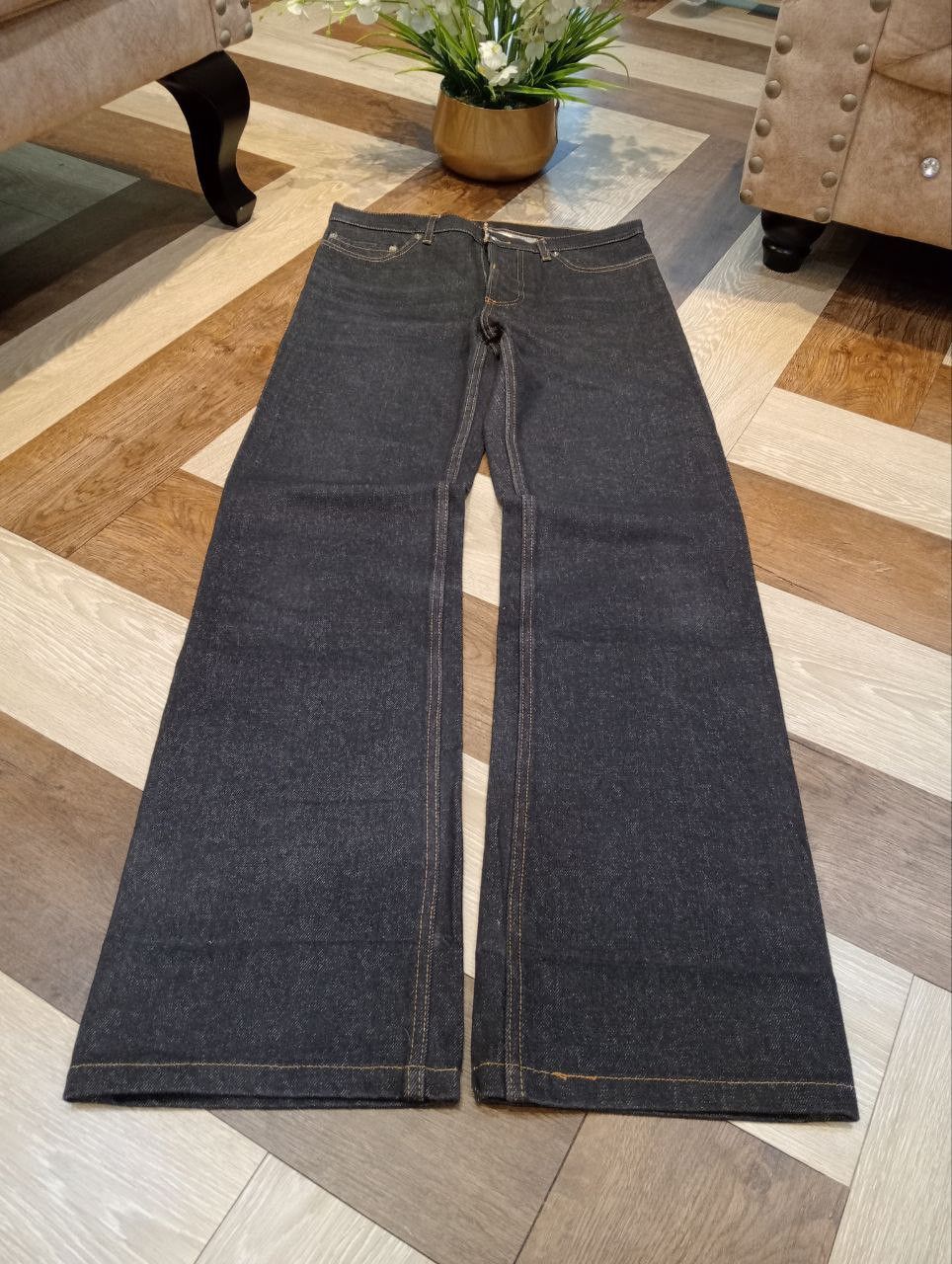 Issey Miyake ZUCCA TRAVAIL VINTAGE ISSEY MIYAKE BAGGY DENIM PANTS Size US 32 / EU 48 - 3 Thumbnail