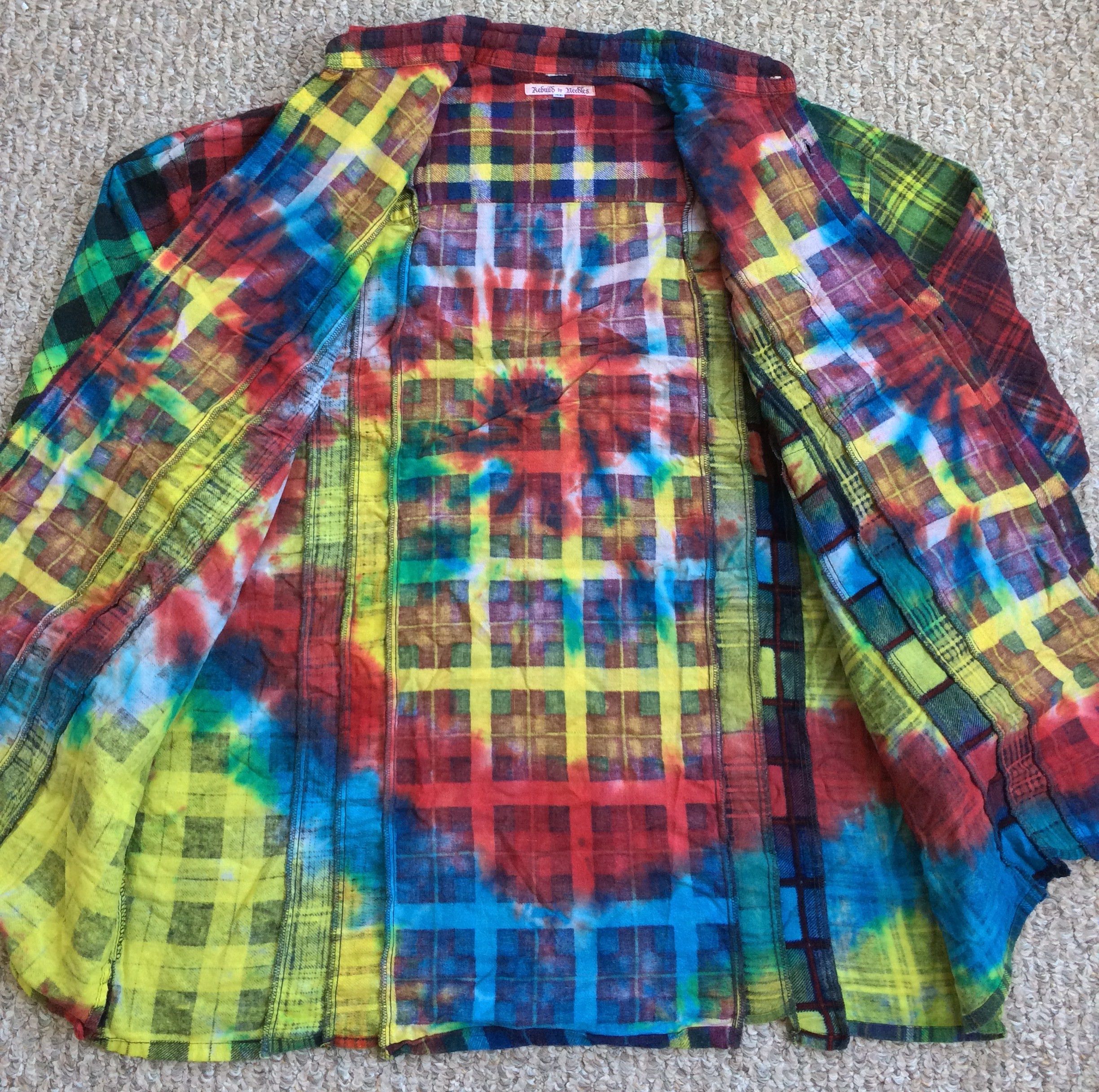Needles Rebuild by Needles Wide 7 Cut Tie Dye Flannel Size US XL / EU 56 / 4 - 3 Thumbnail