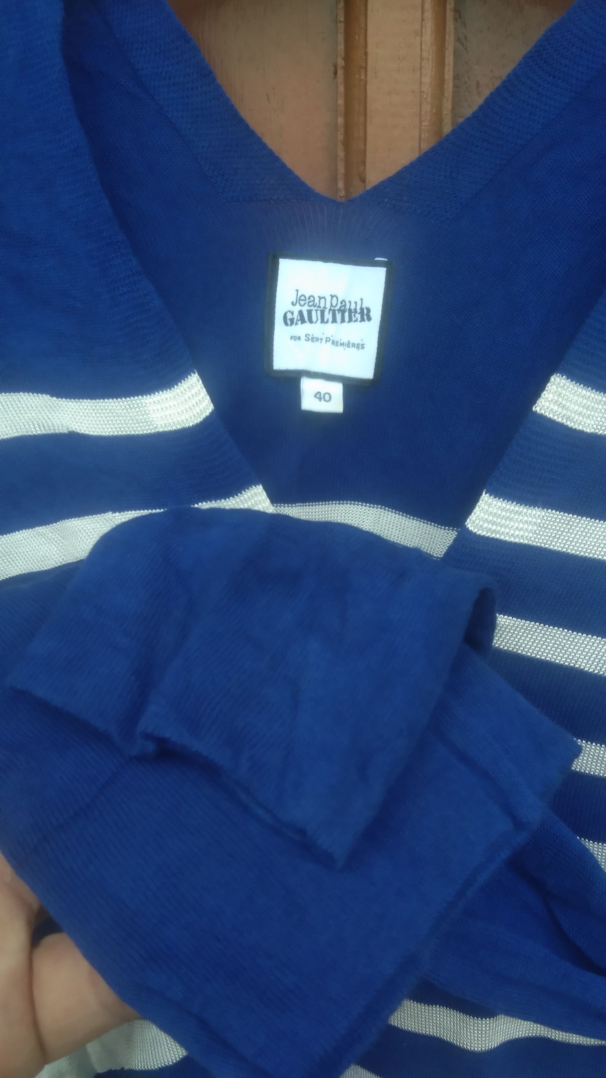Jean Paul Gaultier Jean paul gaultier stripe knit sweater Size M / US 6-8 / IT 42-44 - 4 Thumbnail