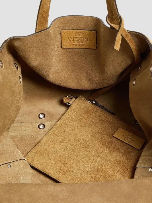 Valentino os11x0926 Size: OS / Medium Nellcôte Suede Shopping Bag Size ONE SIZE - 5 Thumbnail