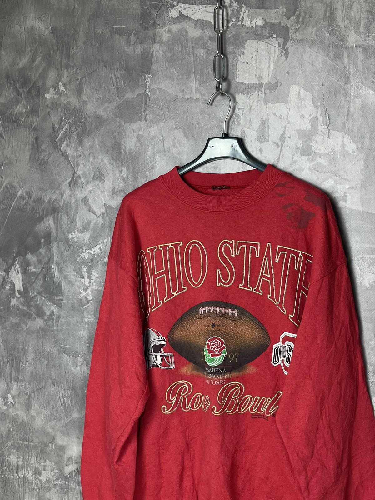 Vintage Vintage 90s Ohio State University college sweatshirt Size US L / EU 52-54 / 3 - 7 Thumbnail