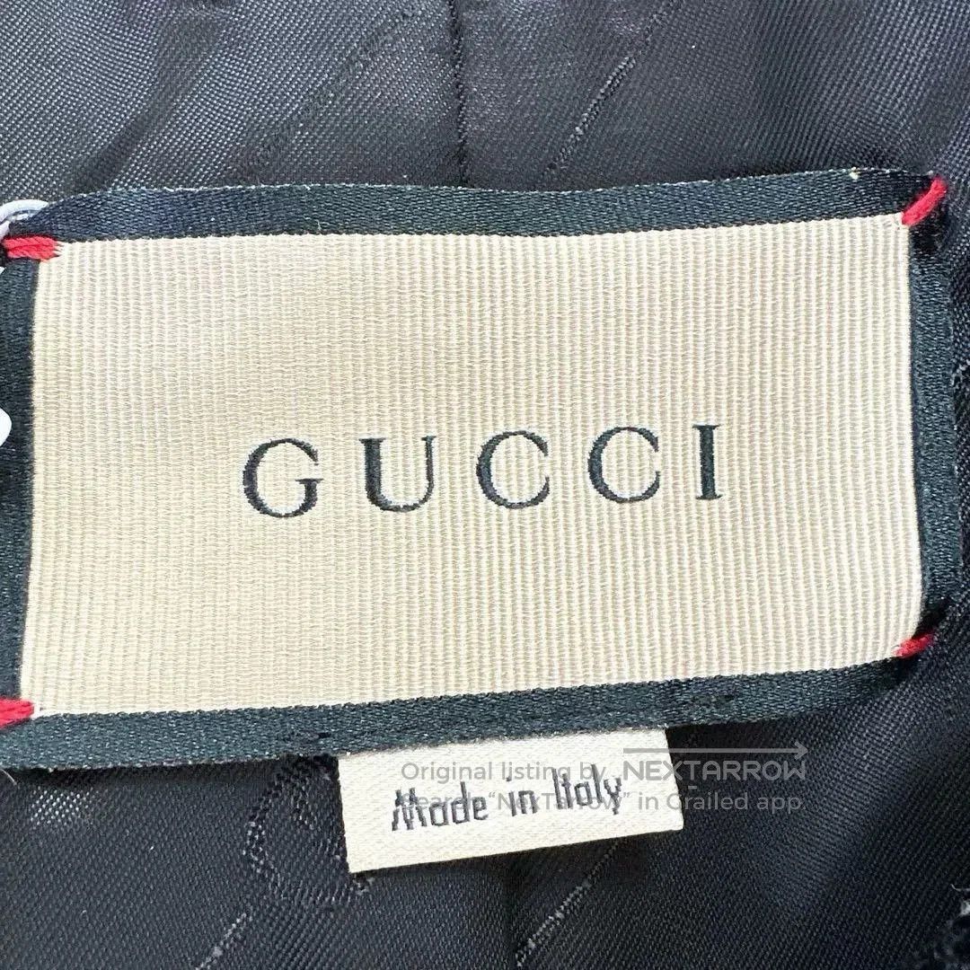 Gucci Gucci Black White Geometric Wool Coat. Size XS / US 0-2 / IT 36-38 - 5 Thumbnail