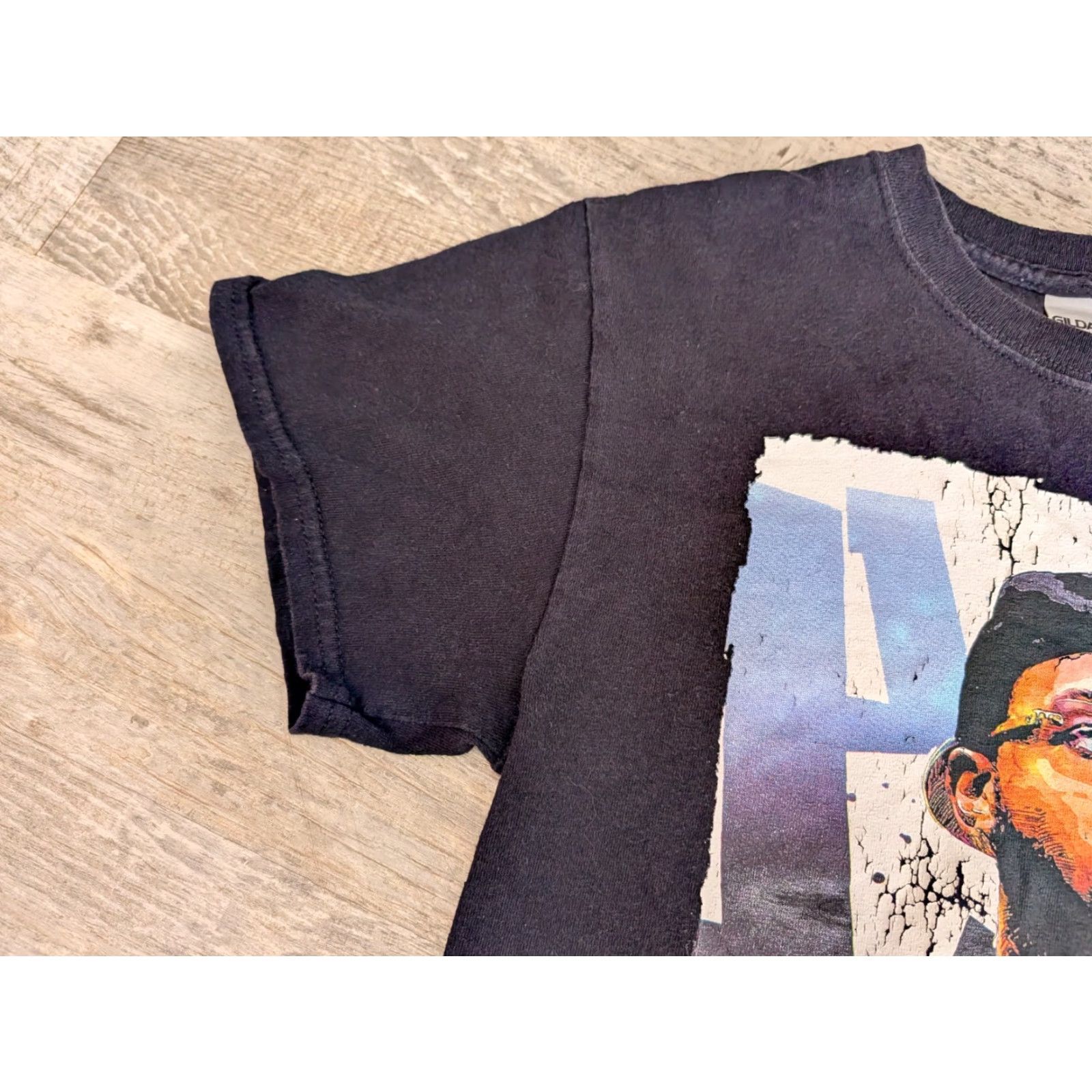 Gildan POP SMOKE Graphic Tee Shirt Black Size Small Unisex Adults Hip Hop Rap 100% Cotton Short Sleeve Size US S / EU 44-46 / 1 - 5 Thumbnail