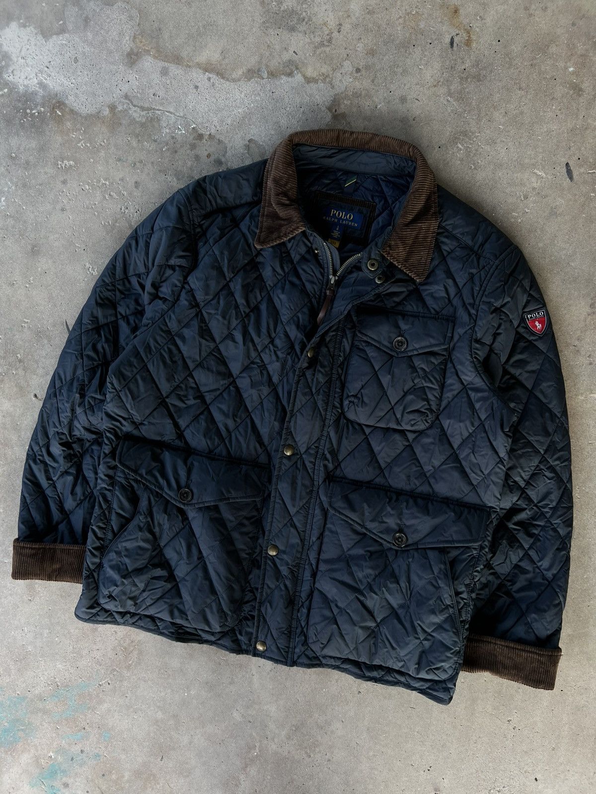 Polo Ralph Lauren Vintage Polo Ralph The Beaton Quilted Zip Up Jacket Size US L / EU 52-54 / 3 - 1 Thumbnail