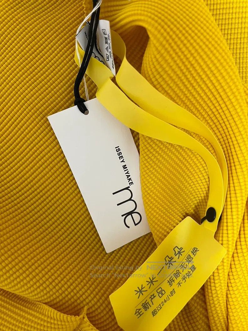 Issey Miyake Issey Miyake size:one size Yellow Short Sleeve Size XXS / US 00 / IT 34 - 6 Thumbnail