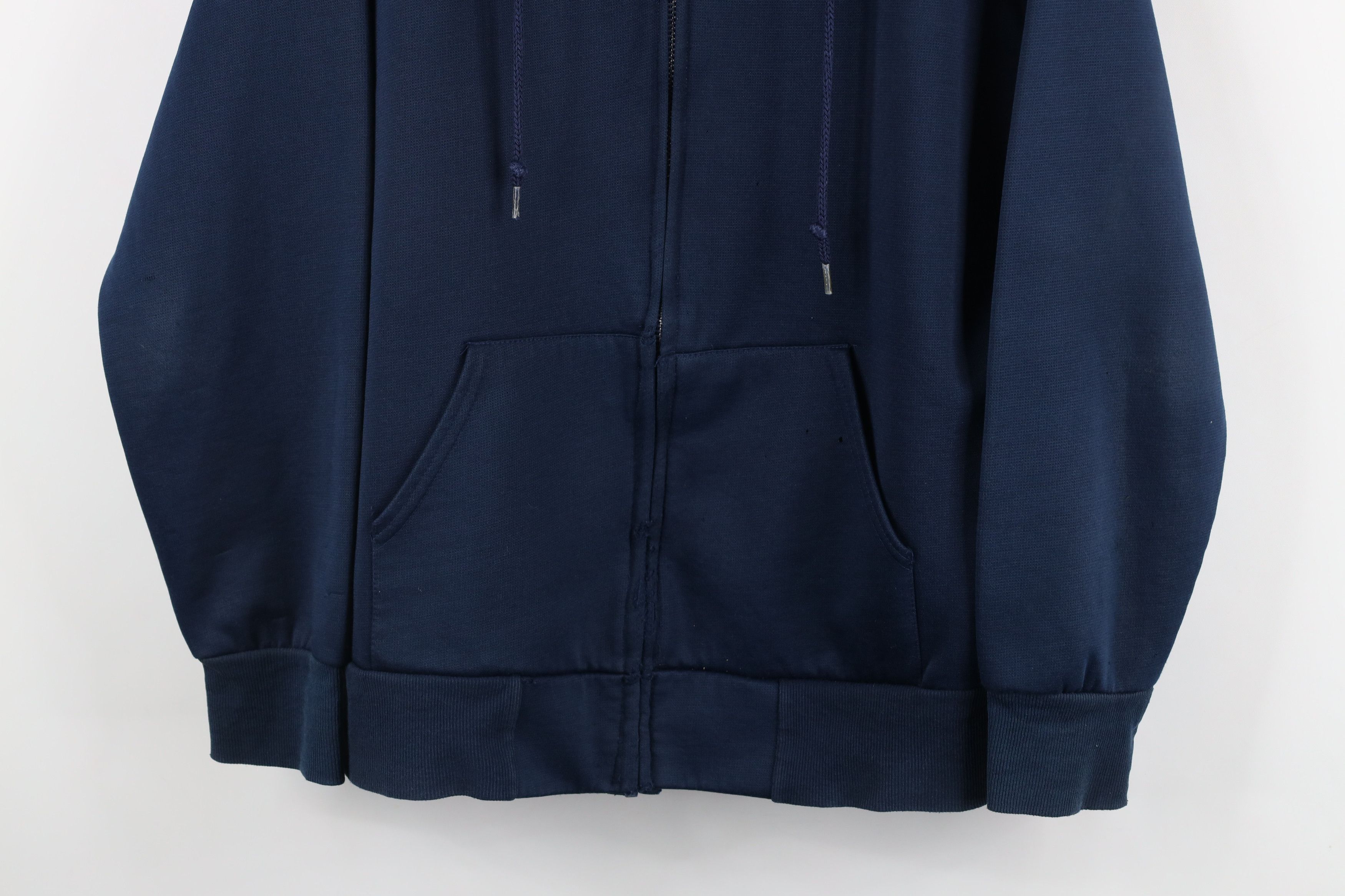 Vintage Vintage 80s 90s Streetwear Thermal Lined Full Zip Hoodie USA Size L / US 10 / IT 46 - 3 Thumbnail