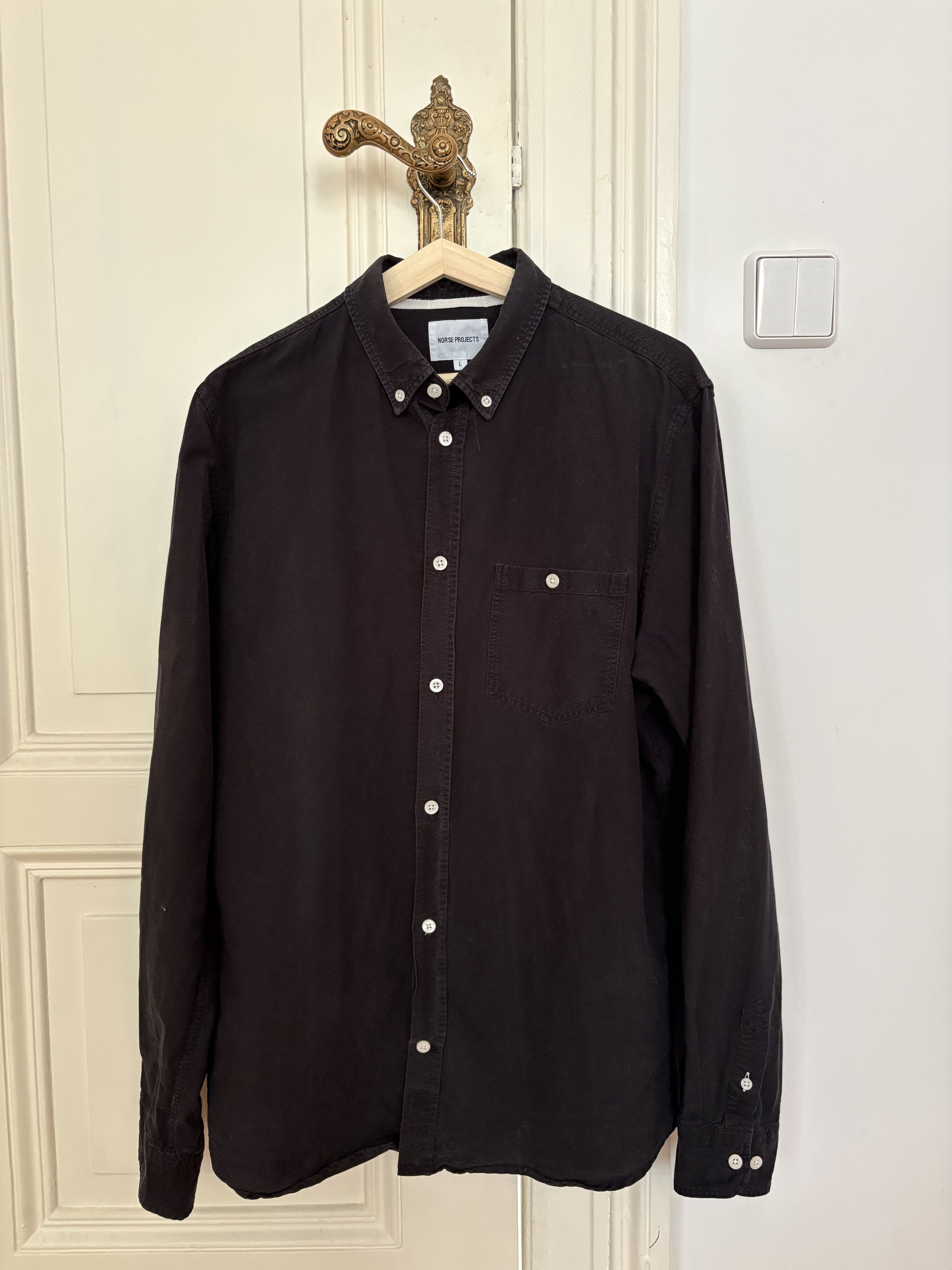 Norse Projects Anton Twill Oxford Shirt Size US L / EU 52-54 / 3 - 2 Thumbnail