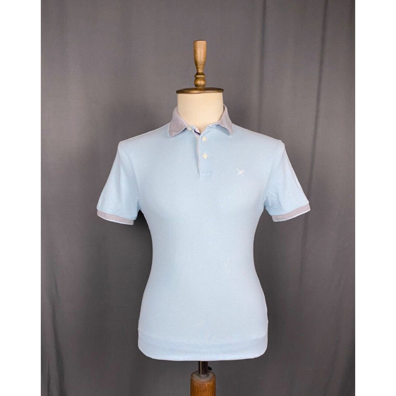 Hackett MINT! Hackett Small Logo Men's Light Blue Polo T-Shirt Size Size US M / EU 48-50 / 2 - 1 Thumbnail