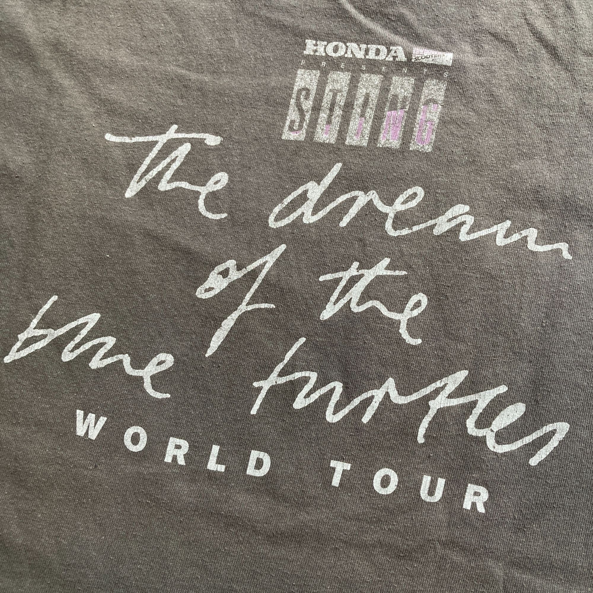 Hanes Vintage 1985 Sting The Dream Of The Blue Turtles World Tour Size US L / EU 52-54 / 3 - 6 Thumbnail