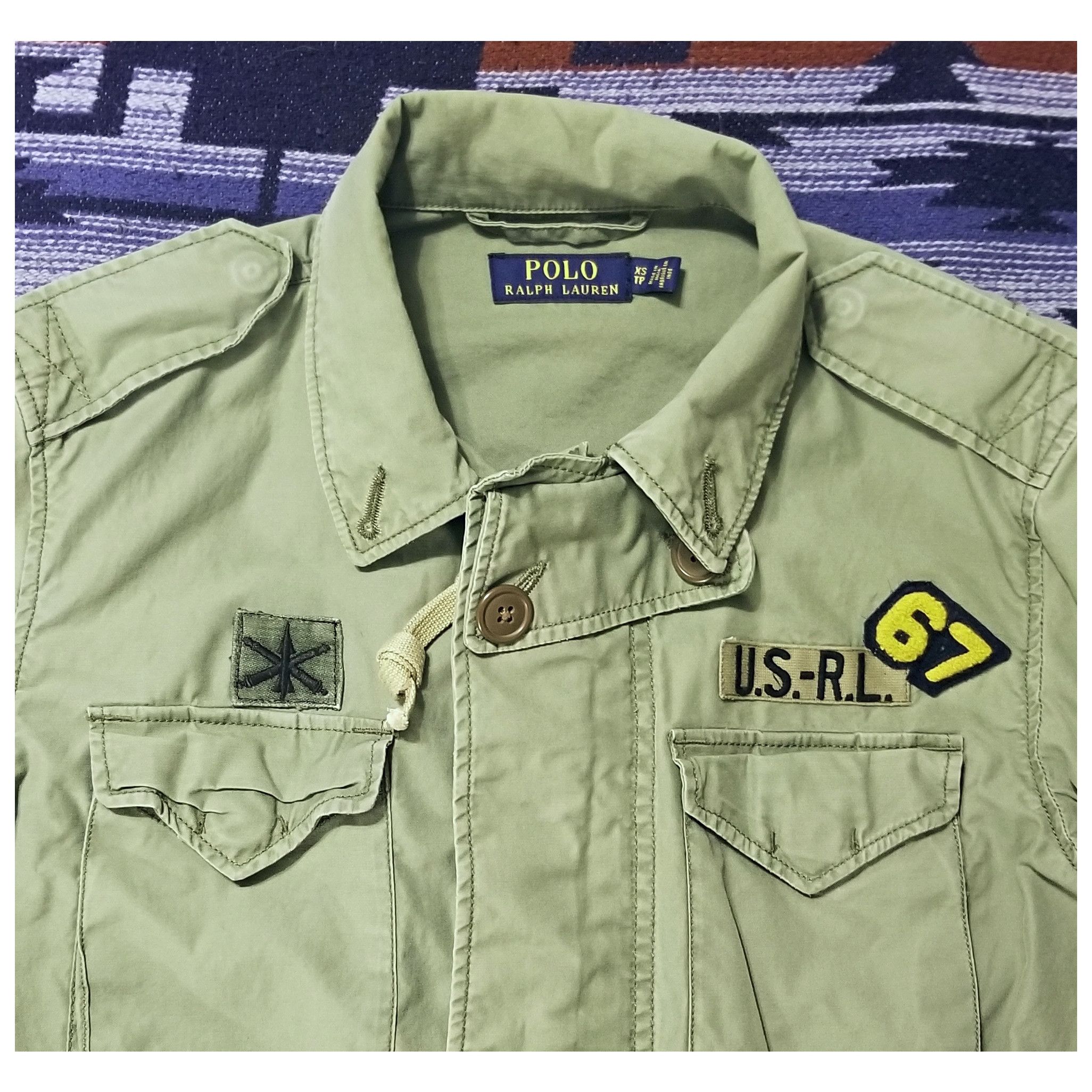 Ralph Lauren POLO RALPH LAUREN CUSTOMIZED MILITARY STYLE JACKET- X-SMALL Size XS / US 0-2 / IT 36-38 - 6 Thumbnail