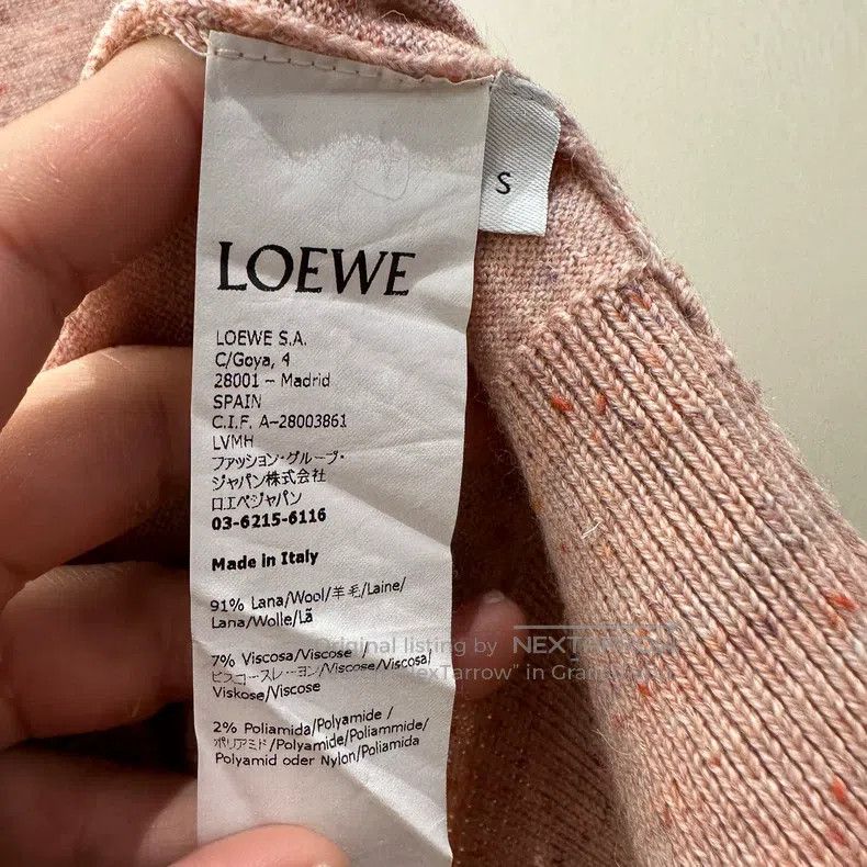 Loewe Loewe Slogan Embroidered Woolen Sweater Size S / US 4 / IT 40 - 4 Thumbnail