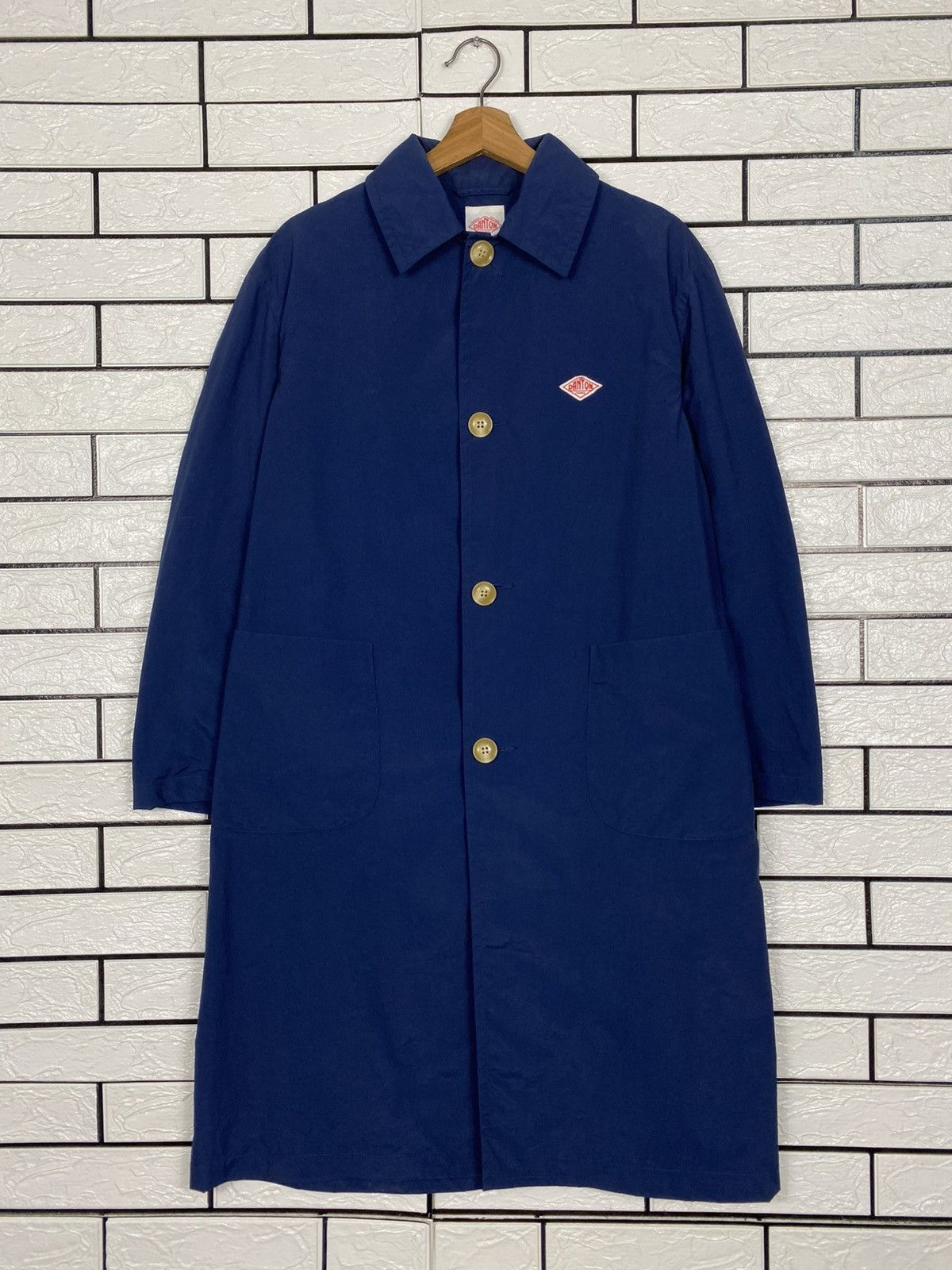 Danton 🔥VINTAGE LONG JACKET DUCK CANVAS DANTON VETEMENT DE TRAVAIL Size US M / EU 48-50 / 2 - 1 Thumbnail