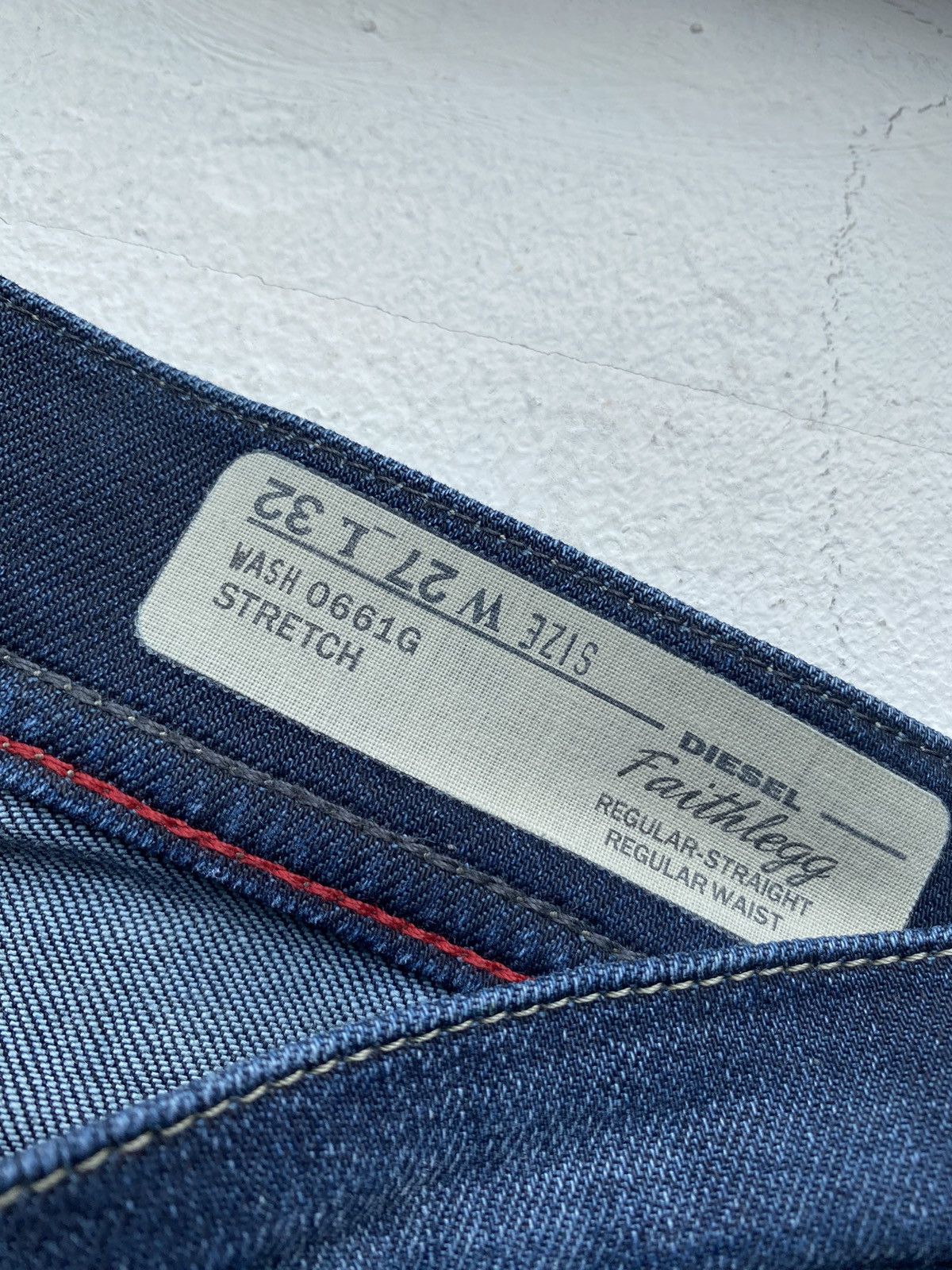 Designer × Diesel × Vintage 🔥Punk Emo Goth Diesel Regular Straight Blue Women Jeans rare Size 27" / US 4 / IT 40 - 4 Thumbnail
