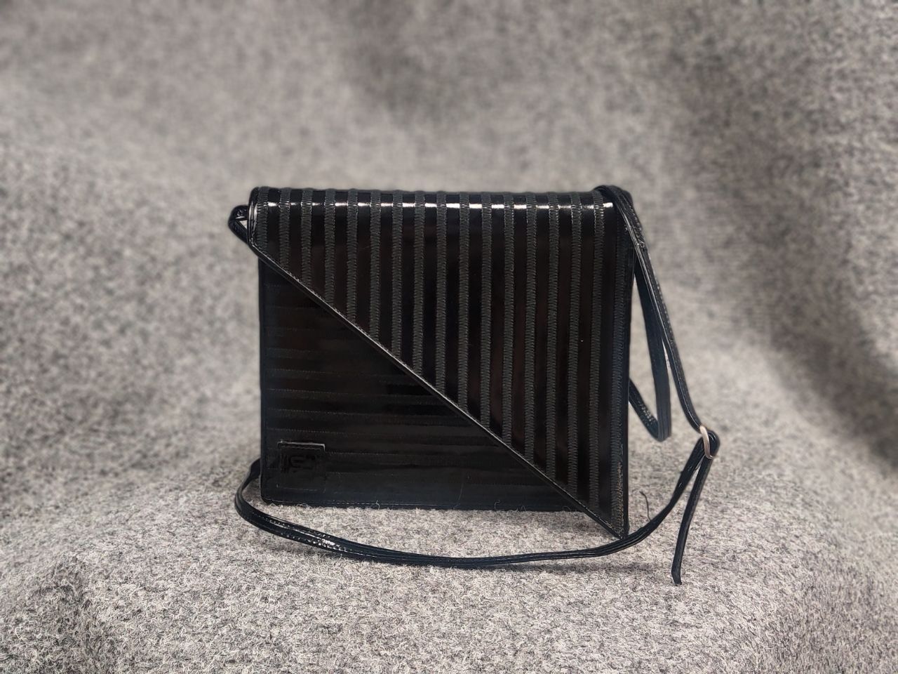 Fendi Vintage 80's Fendi Patent Leather Bag Crossbody Shoulder Size ONE SIZE - 1 Thumbnail