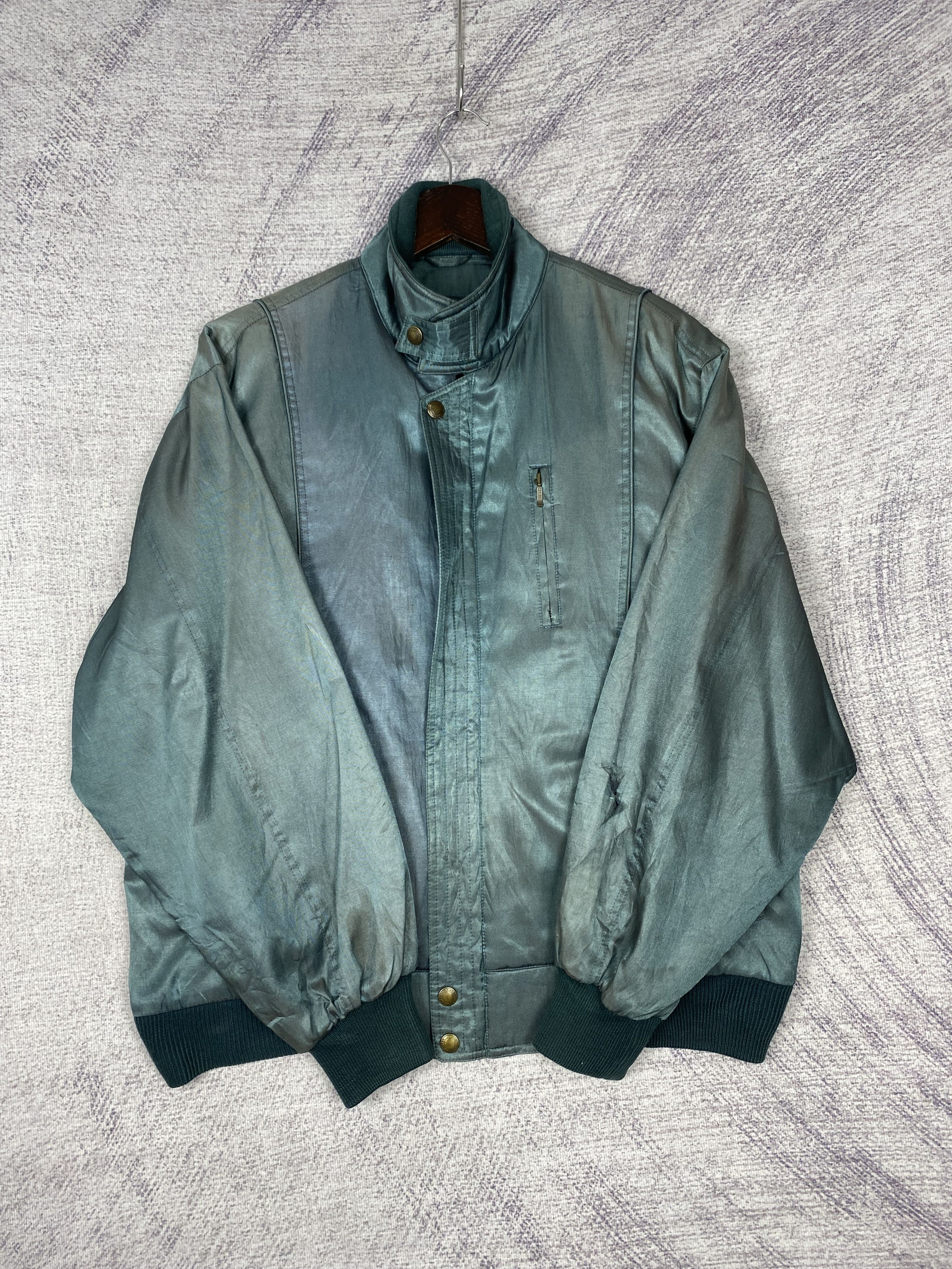 Japanese Brand Vintage Standard Member ZIp Up Light Nylon Jacket Size US M / EU 48-50 / 2 - 5 Thumbnail