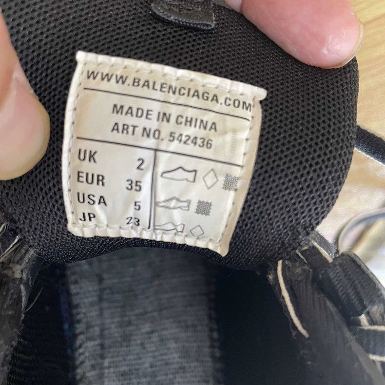 Balenciaga Balenciaga Track Embossed Logo Low Top Dad Shoes 2502-Nexta Size US 4.5 / IT 34.5 - 8 Thumbnail