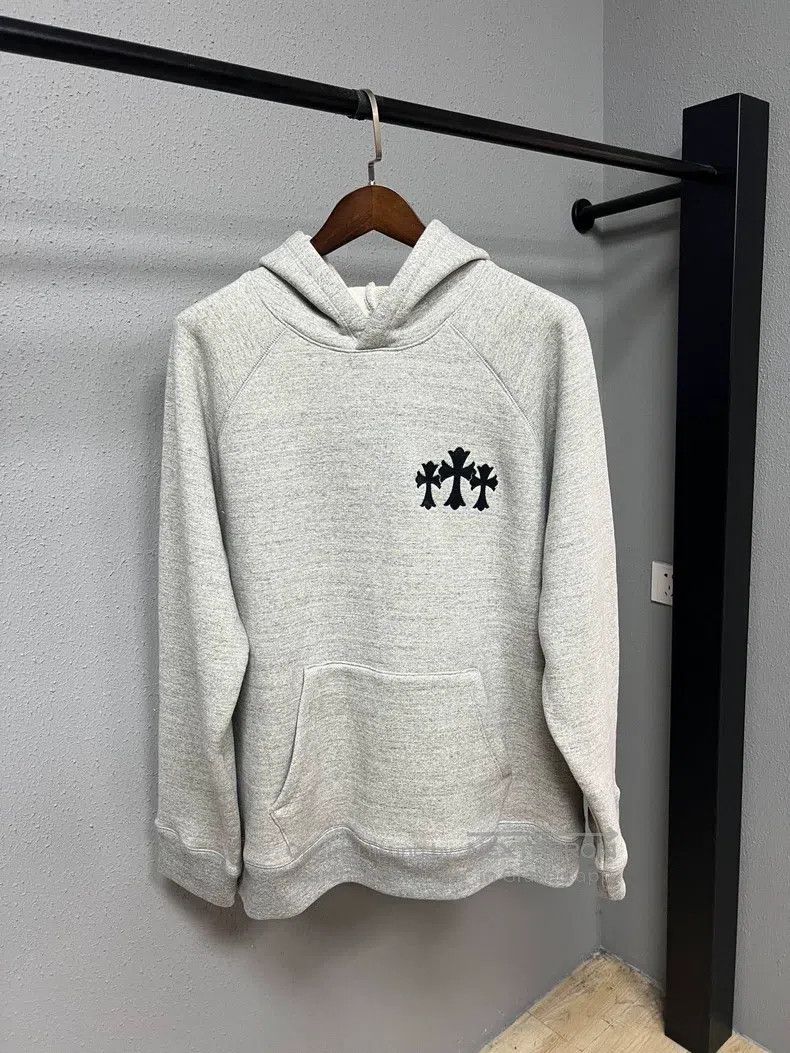Chrome Hearts CHROME HEARTS Size XL Three-cross hoodie Size US XL / EU 56 / 4 - 1 Thumbnail