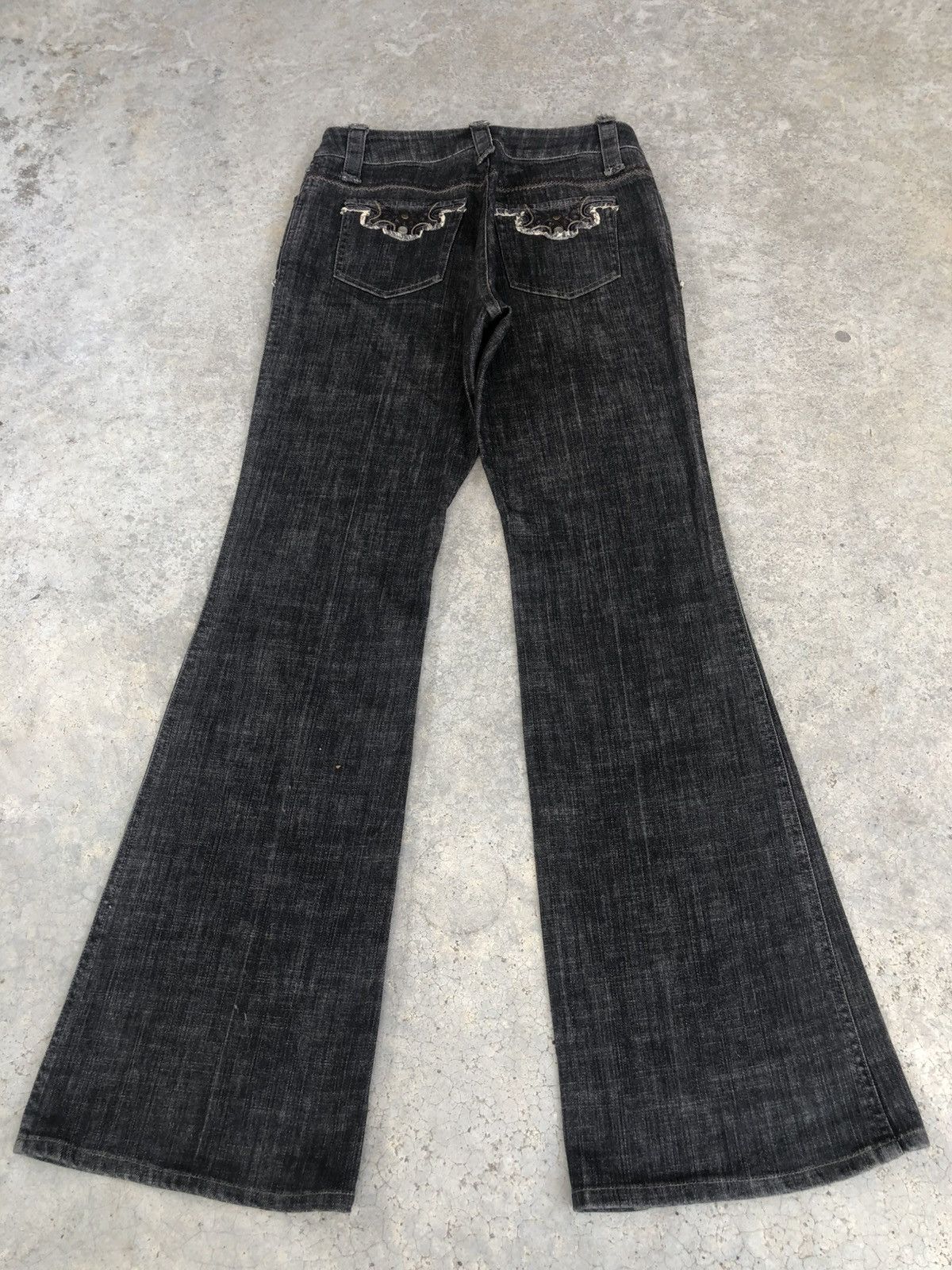 If Six Was Nine Japanese Allumette Flared Jeans Distressed Jeans Size US 28 / EU 44 - 2 Thumbnail