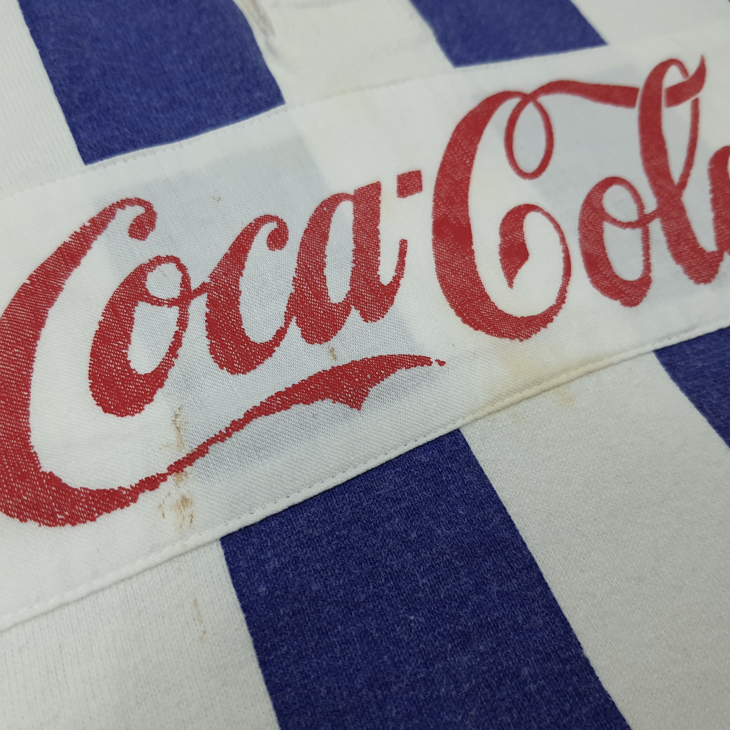 Coca Cola Vintage Coca Cola Stripes Polo Shirt C267N38 Size US L / EU 52-54 / 3 - 9 Thumbnail