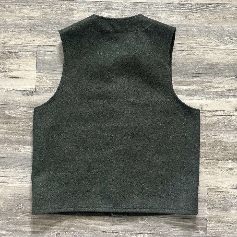 Filson Vintage CC Filson Olive Green Style 20 Mackinaw Wool Vest Size US M / EU 48-50 / 2 - 3 Thumbnail