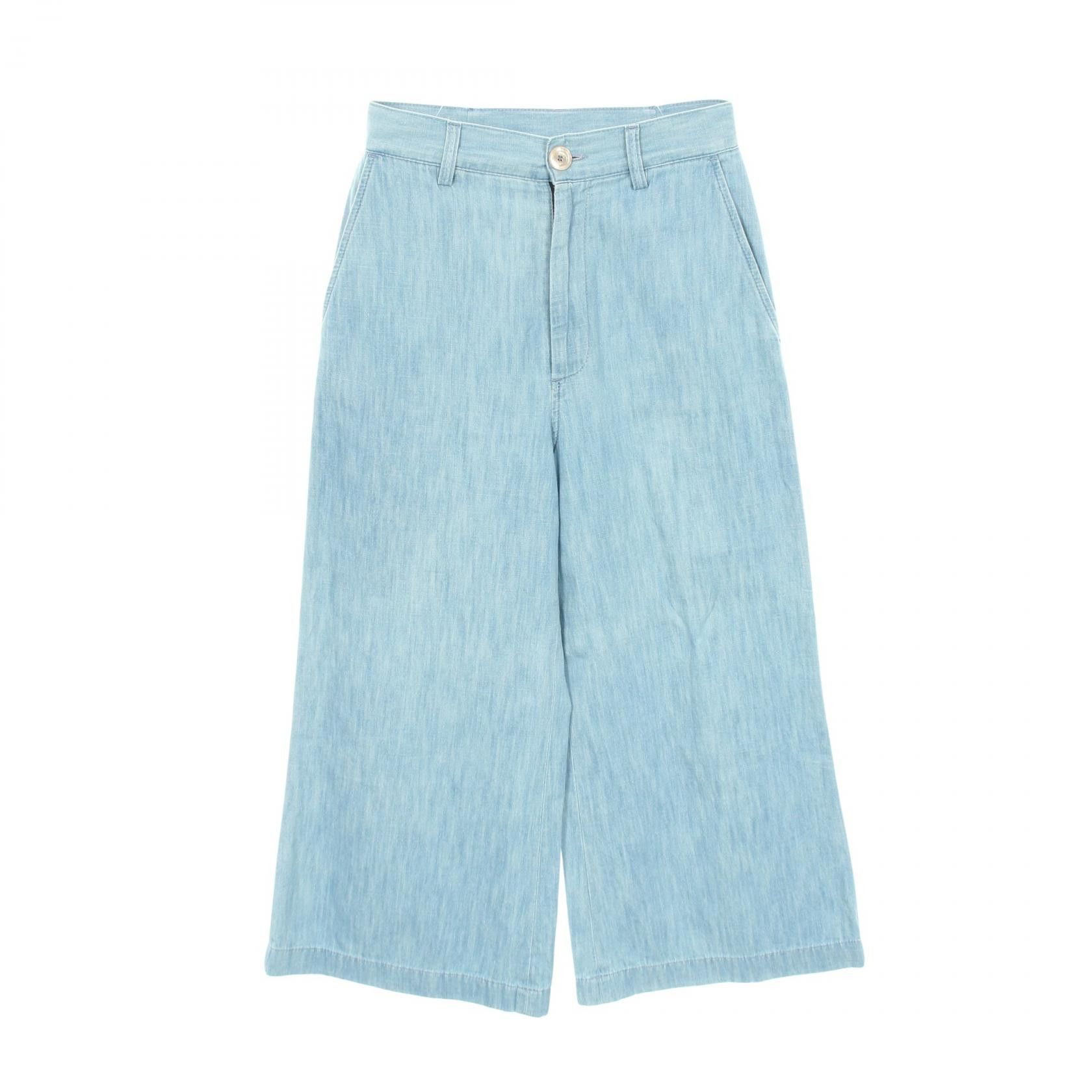 Gucci Gucci Gucci Embroidered Denim Pants Textile Bottoms DUTY FREE for USA Size ONE SIZE - 1 Thumbnail