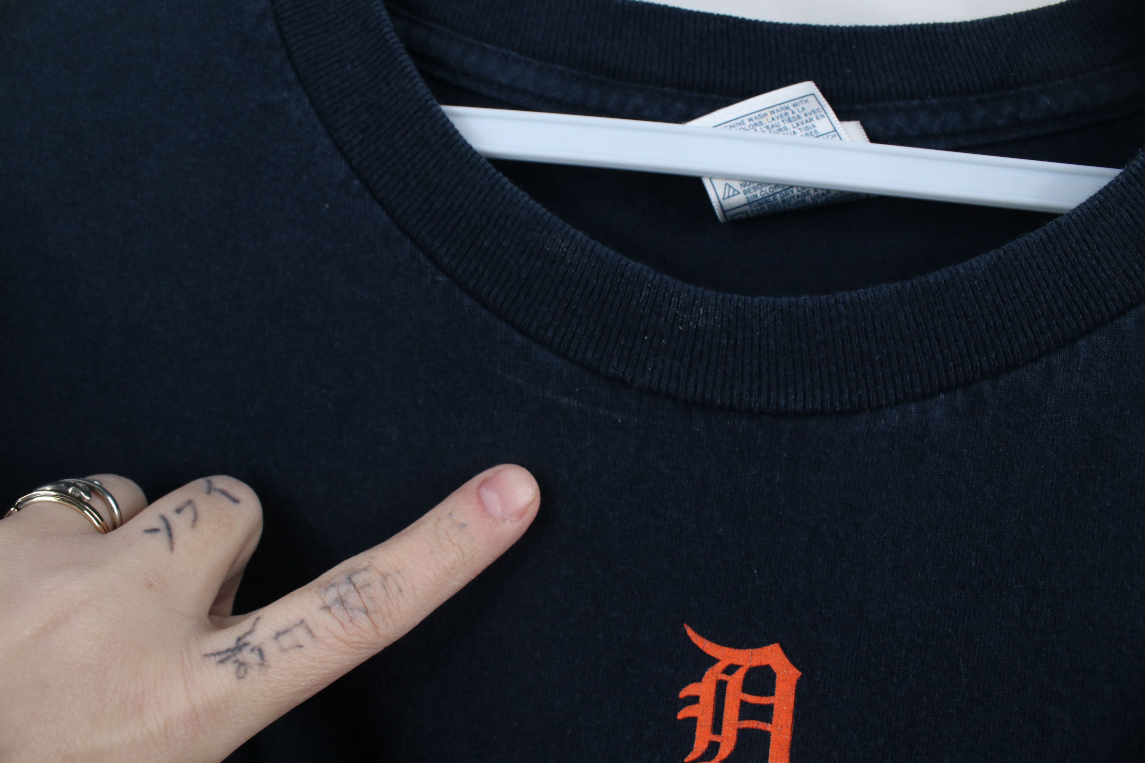 Vintage Vintage Y2K Scratch Fever Detroit Tigers Baseball T-Shirt Size US XXL / EU 58 / 5 - 6 Thumbnail