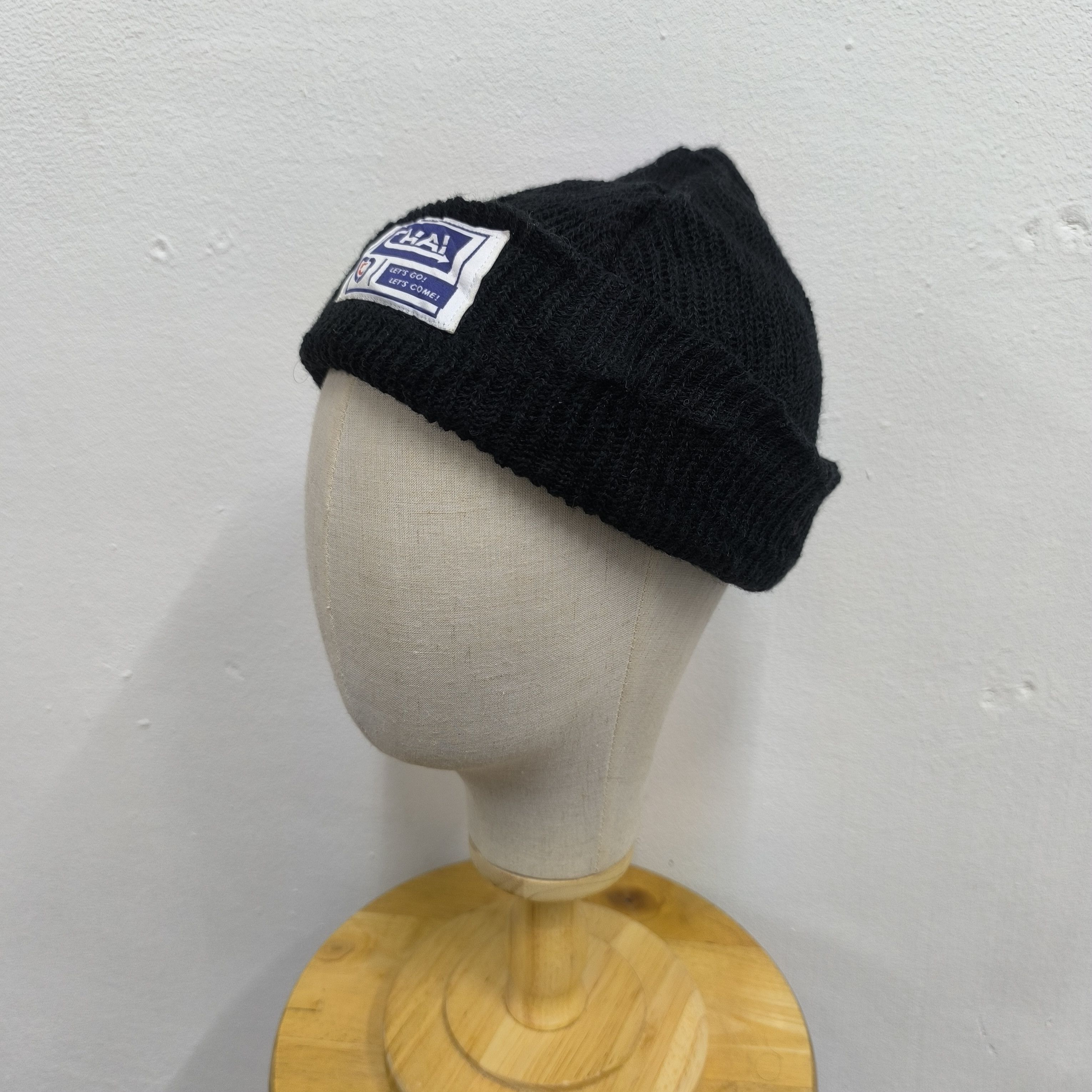 Japanese Brand ✨Chai let's go! let's go! racing patch beanie hat Size ONE SIZE - 2 Thumbnail