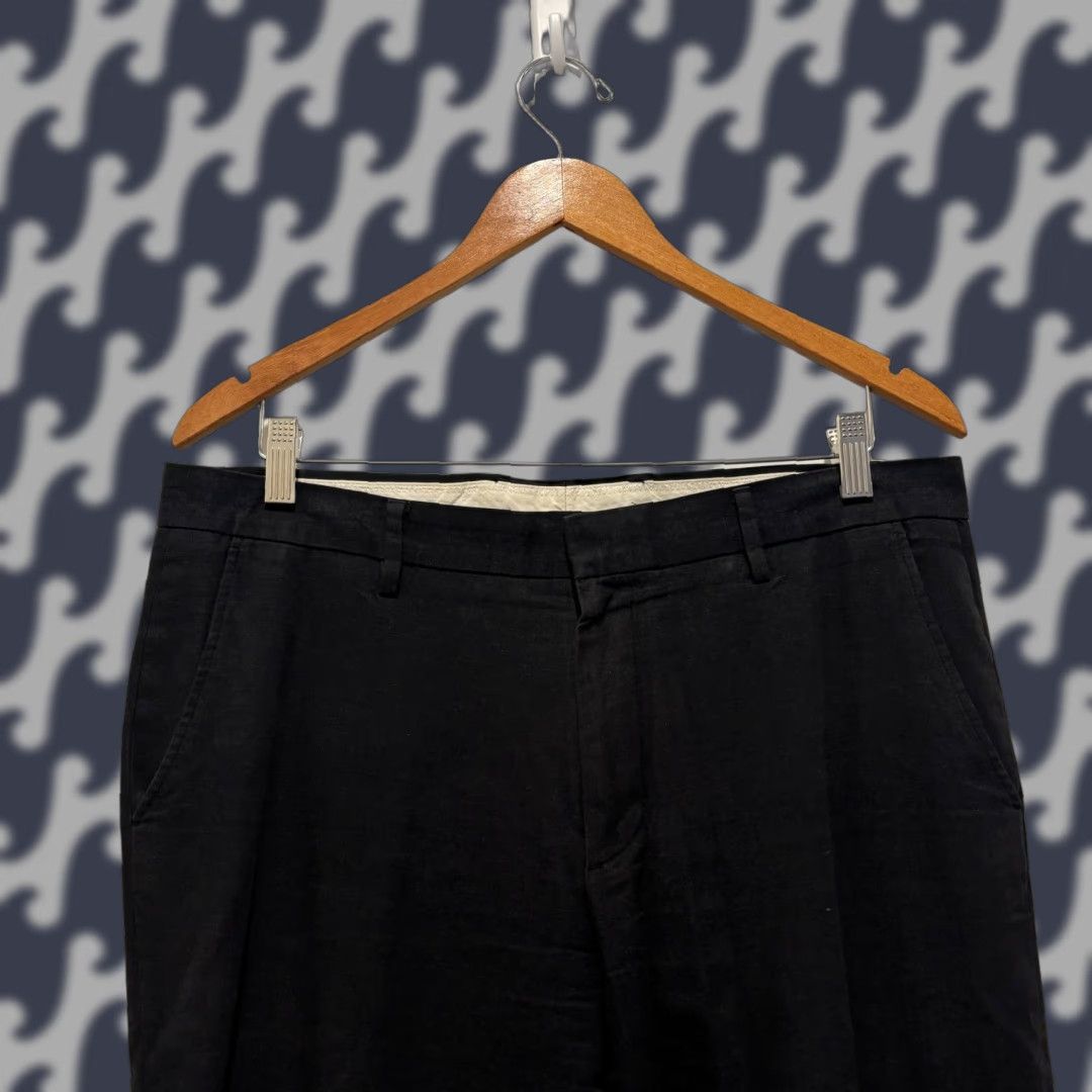 J.Crew Bowery Mens Black Cotton Dress Pants Chinos 34x32 Slim Straight