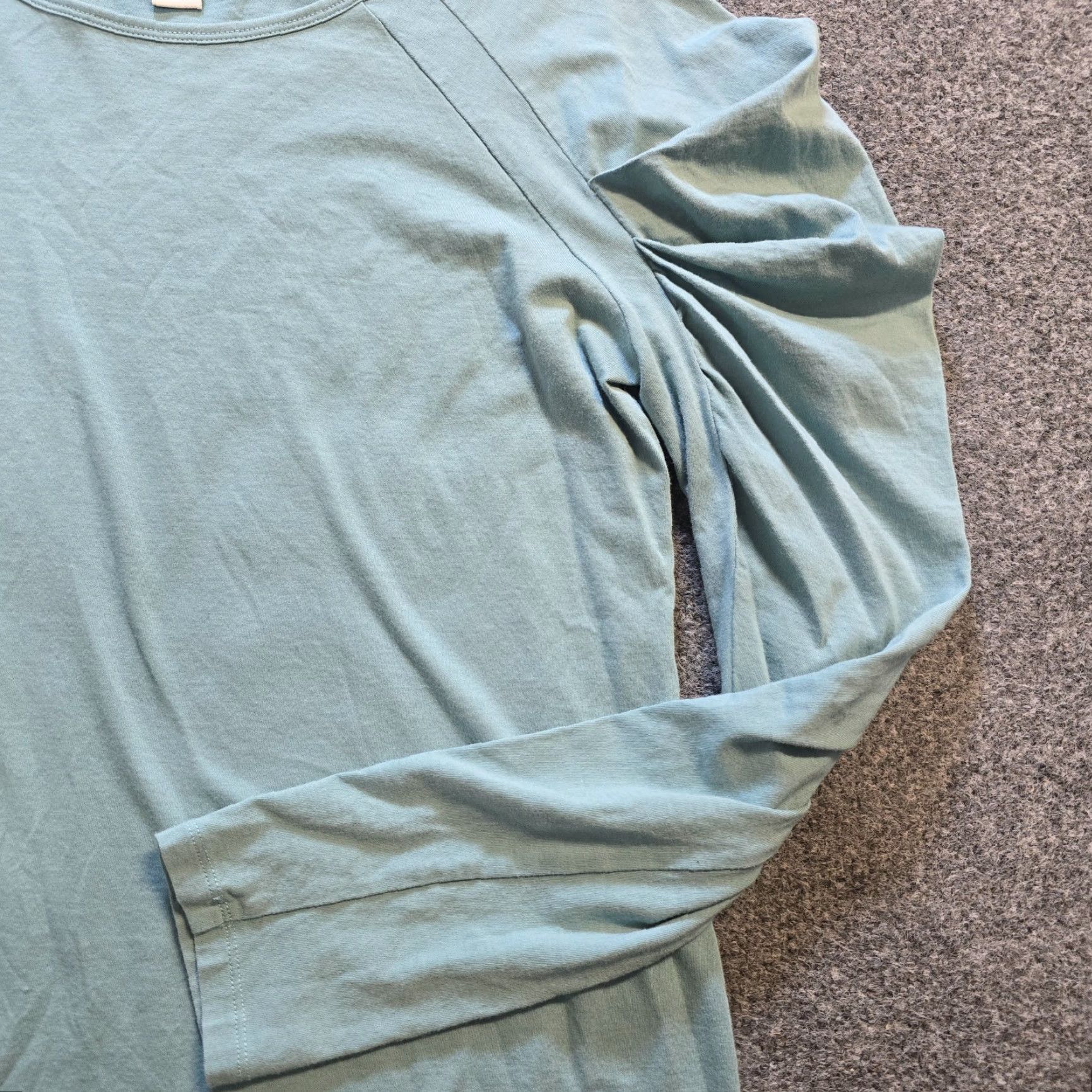 Vintage Sundance Top Womens Size Medium Green Ruched Long Sleeve Stretch Basic Capsule Shirt Womens M Green Ruched Sleeves Casual Knit Cotton Blend Vintage No Size M / US 6-8 / IT 42-44 - 3 Thumbnail