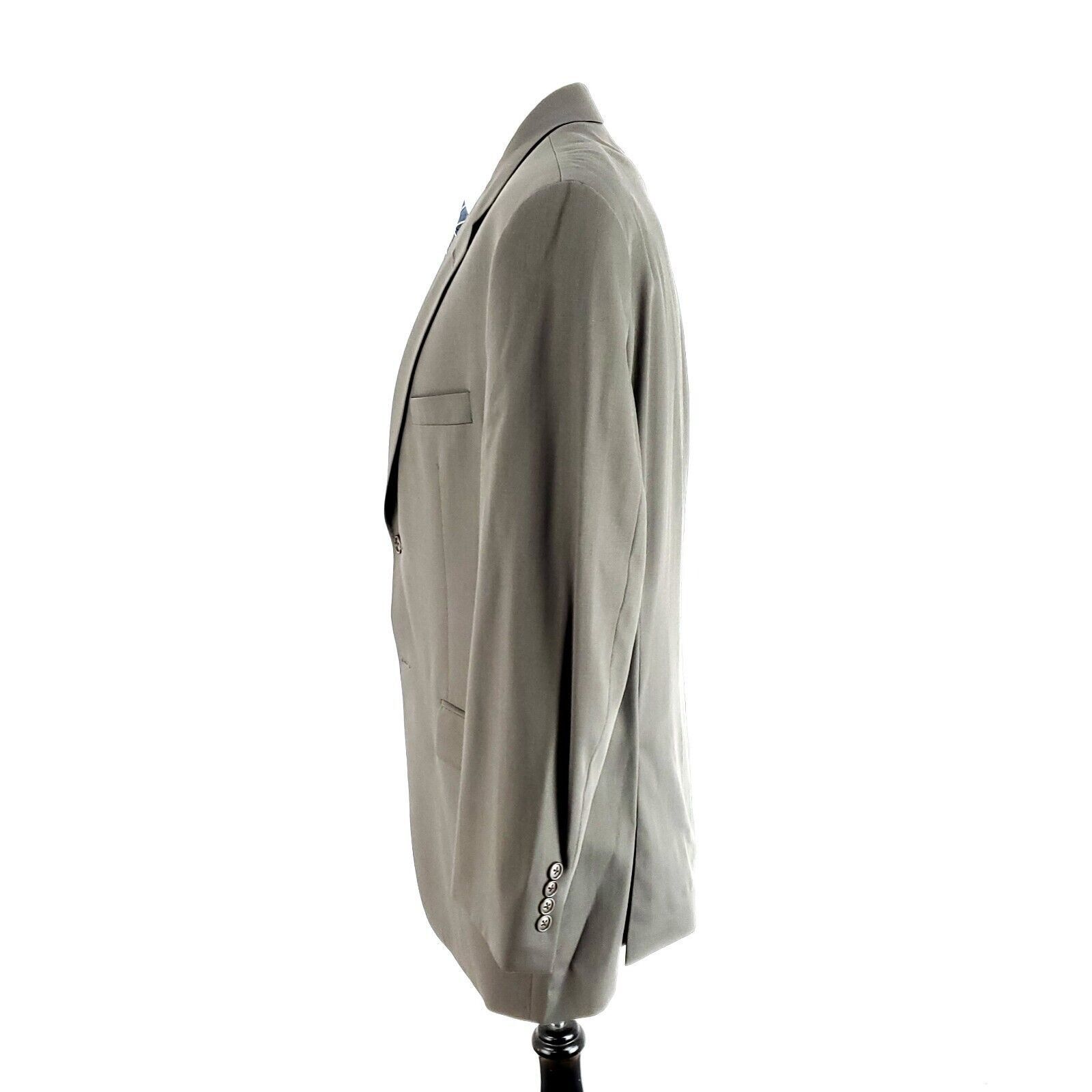 Calvin Klein Calvin Klein Wool Beige 2 Button Blazer 40L Tagged 43R Size 40L - 4 Thumbnail