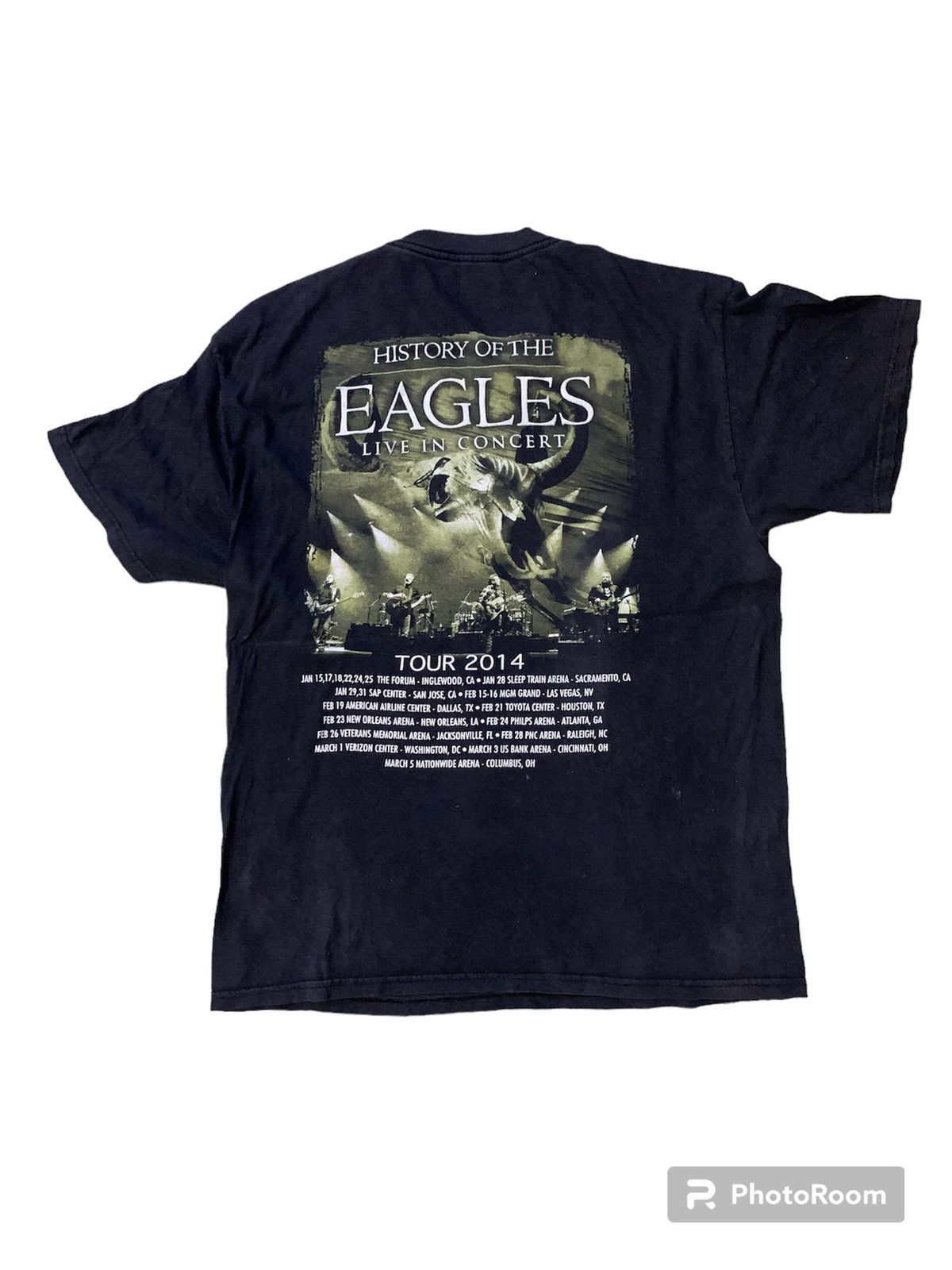 Band Tees Vintage History Of The Eagles Tour 2014 Tee Size US XL / EU 56 / 4 - 2 Thumbnail