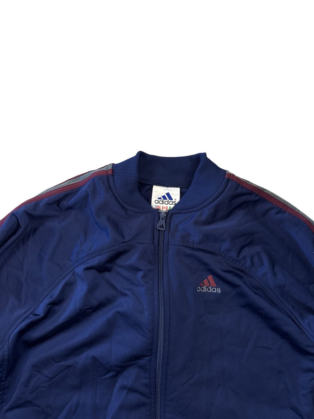 Adidas × Vintage 🔥Vintage Adidas Track Jacket/Adidas Zip Track Sweatshirt Size US XXL / EU 58 / 5 - 8 Thumbnail