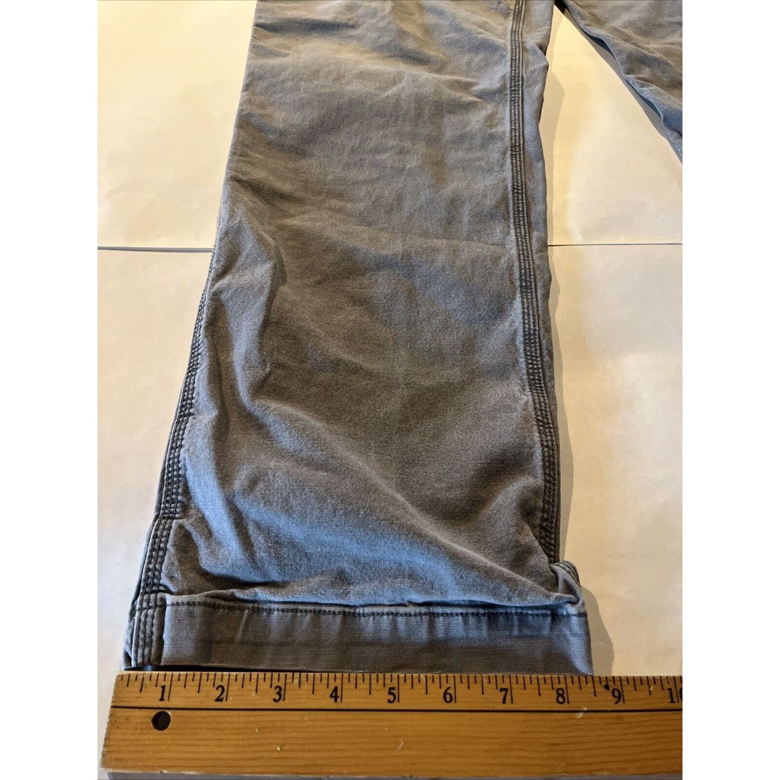 Carhartt Carhartt Men’s 42x33 Canvas Carpenter Workwear Gray Outdoor Size US 42 / EU 58 - 6 Thumbnail