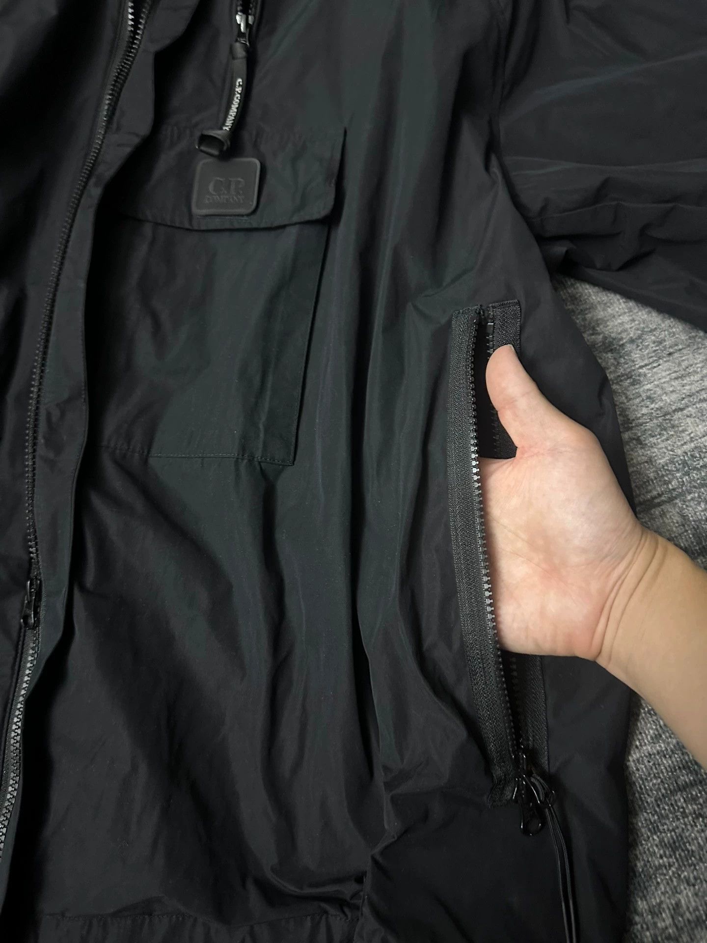 C.P. Company CP Company Fibra Nylon Double Zipper High Neck Black L Jkt Size US M / EU 48-50 / 2 - 3 Thumbnail
