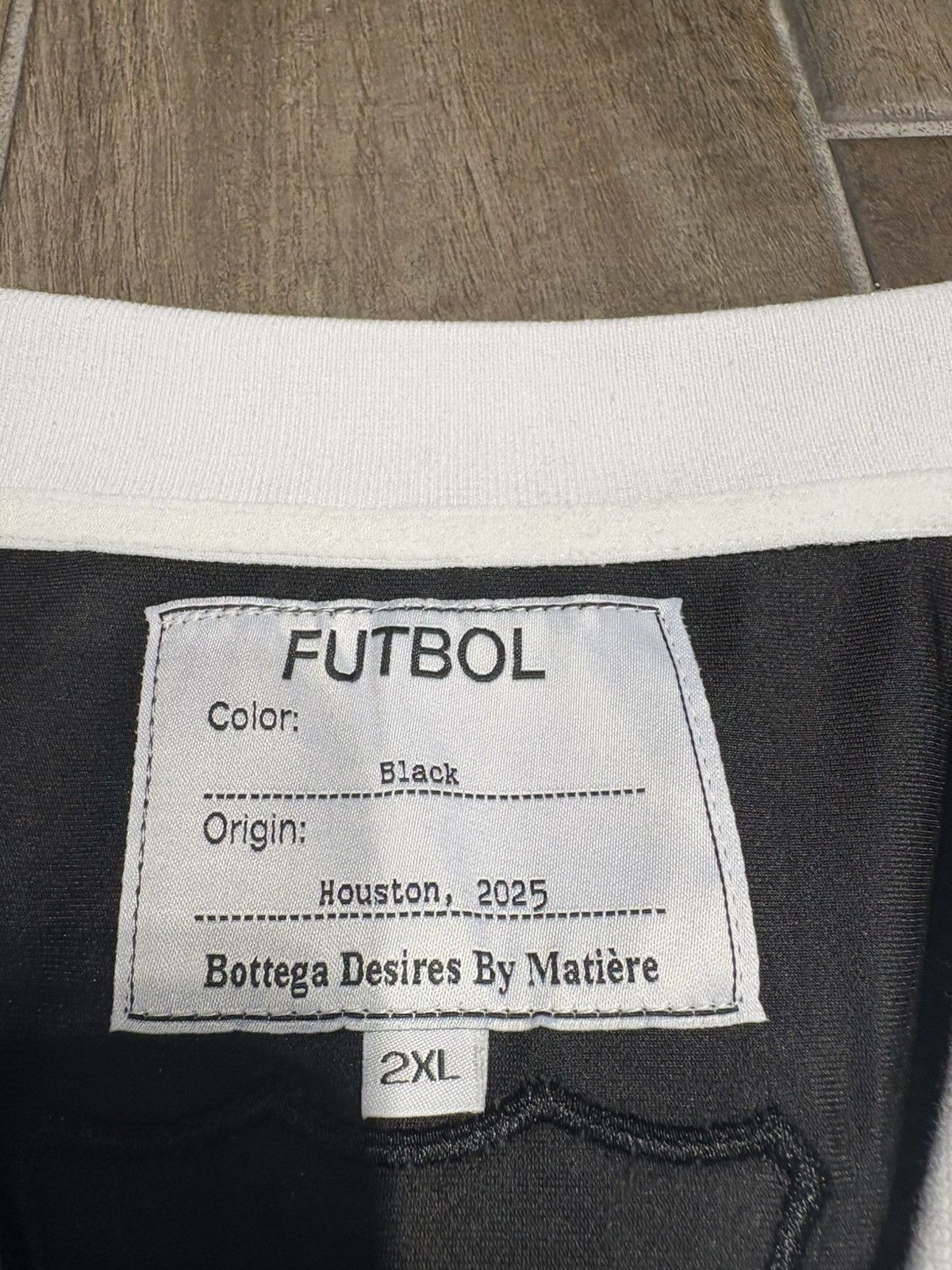 Bottega Desires Bottega Desires Futbol Jersey Black Size US XXL / EU 58 / 5 - 3 Thumbnail