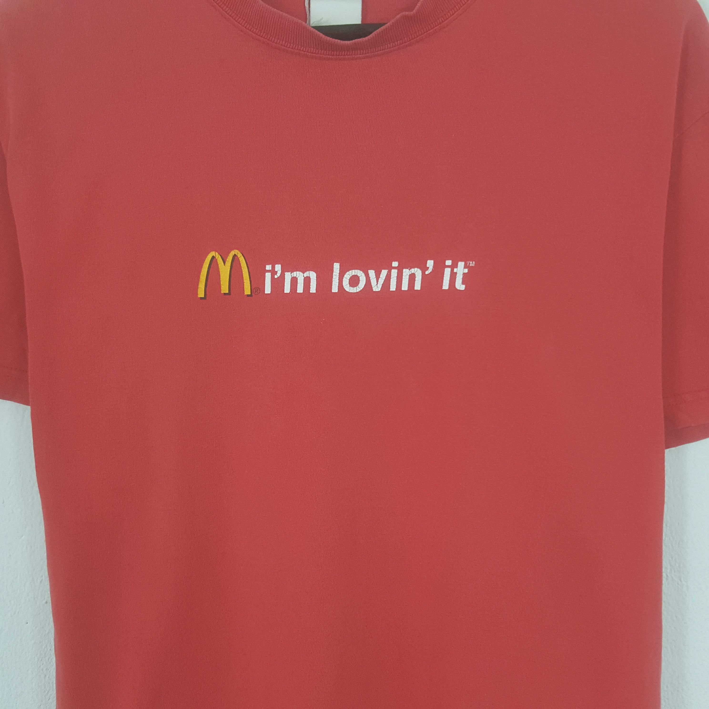 Vintage Vintage Mc Donald I'm Lovin' It Tshirt Size US M / EU 48-50 / 2 - 2 Thumbnail