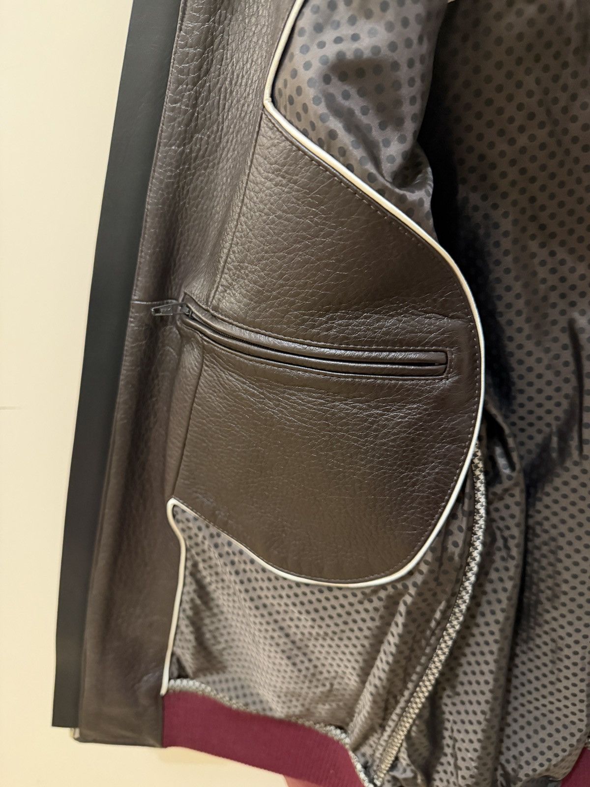 Dolce & Gabbana Dolce&Gabbana Leather Zip Jacket Size US XS / EU 42 / 0 - 7 Thumbnail