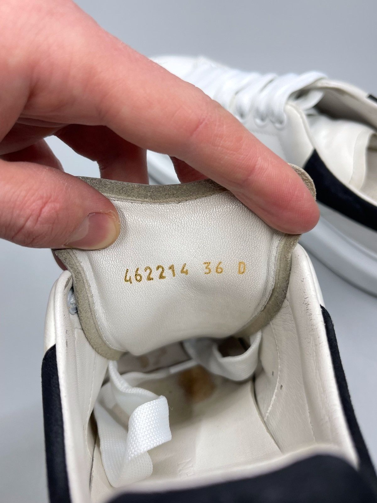 Alexander McQueen Alexander Mcqueen White Oversize Sneakers Size US 6 / IT 36 - 7 Thumbnail