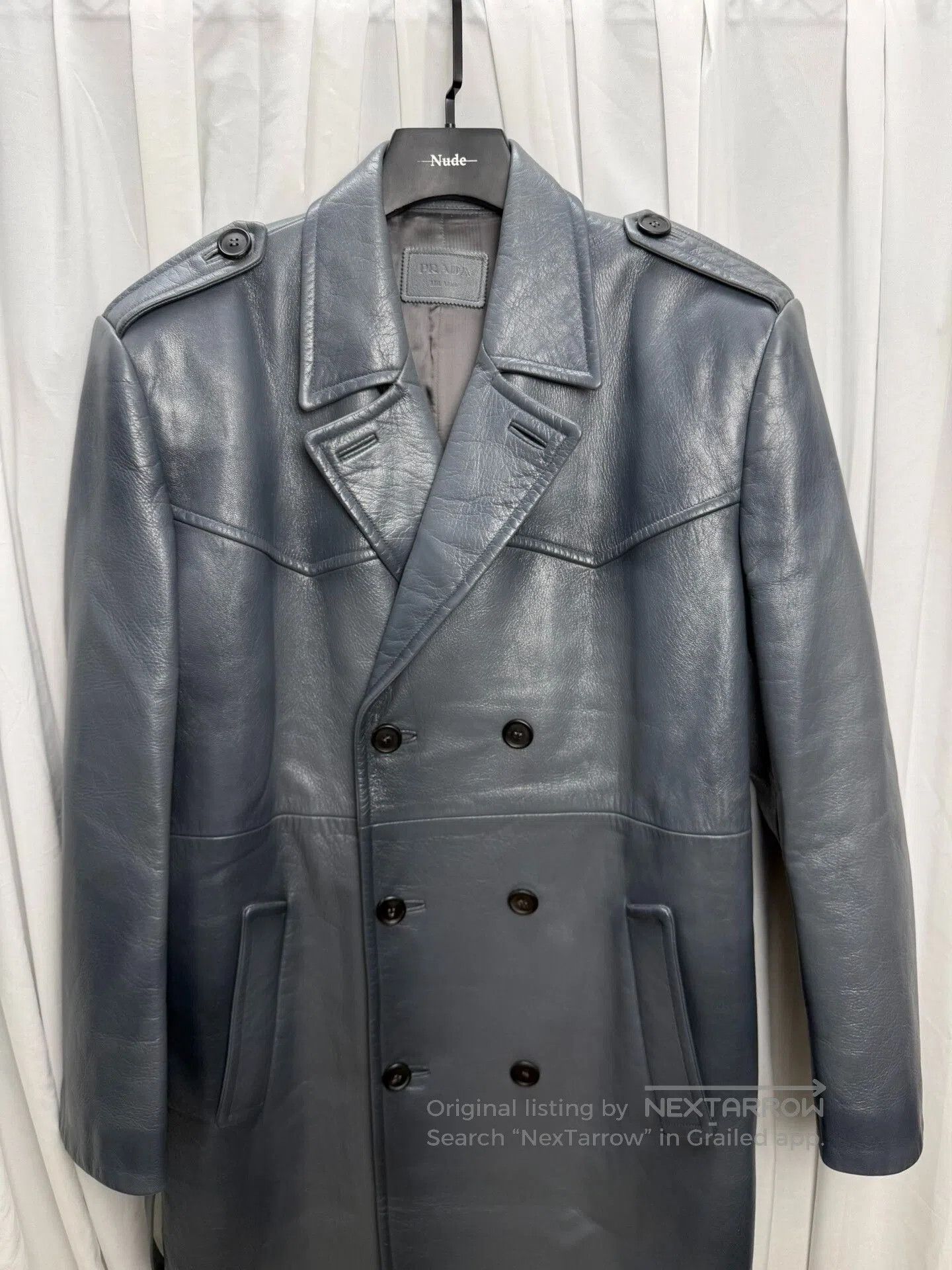 Raf Simons Prada Raf Simons Distressed Leather Jacket. Size US S / EU 44-46 / 1 - 2 Thumbnail