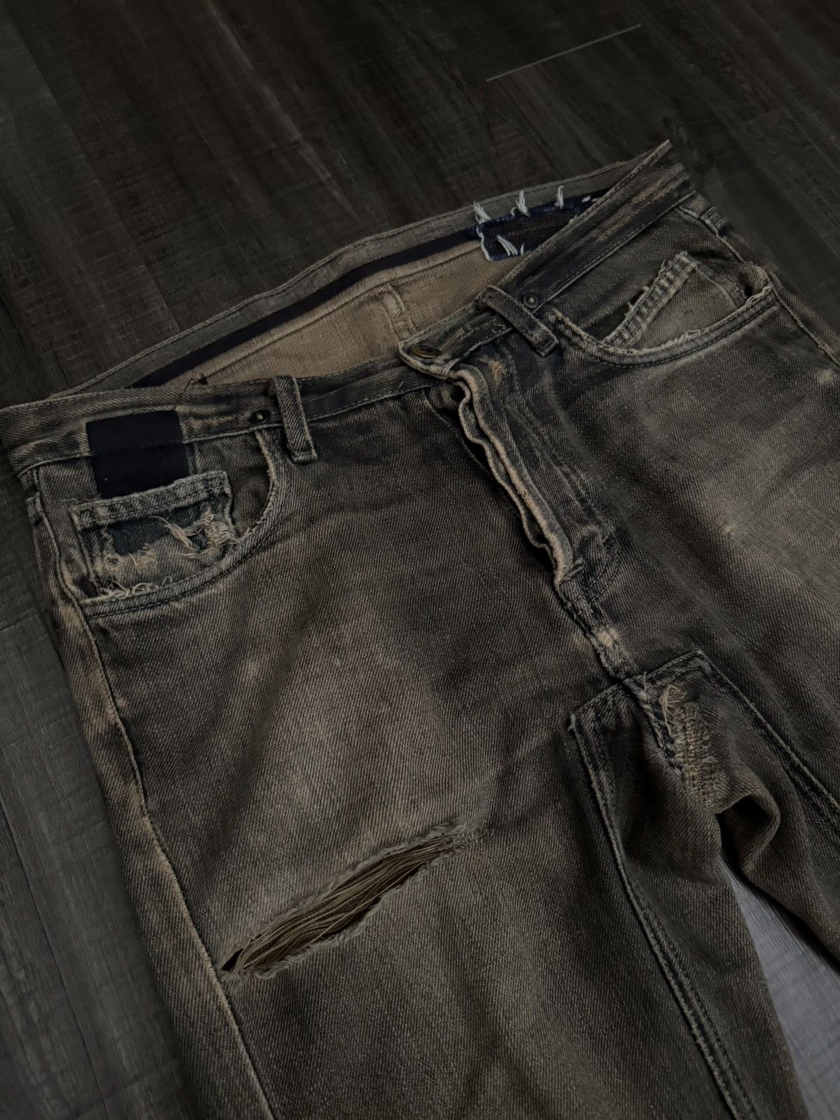 Rick Owens slab Rick Owens Exploder Dust Detroit Denim Size US 32 / EU 48 - 2 Thumbnail