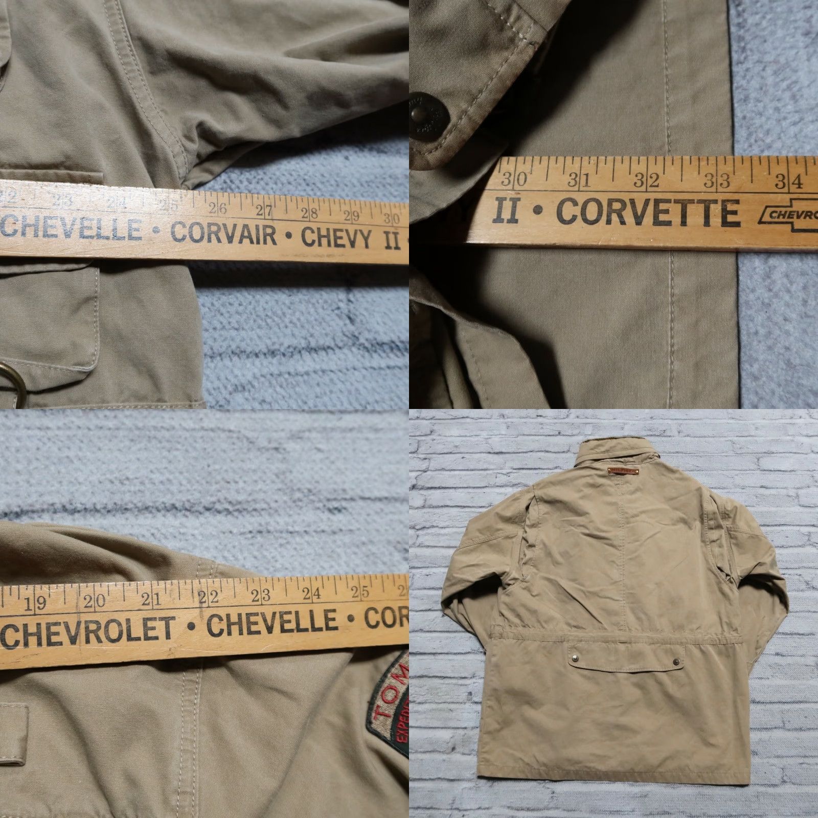 Tommy Hilfiger VINTAGE Tommy Hilfiger Outdoors Jacket Mens Large Brown 90s Ranger Division 82nd Hunting Size US L / EU 52-54 / 3 - 8 Thumbnail